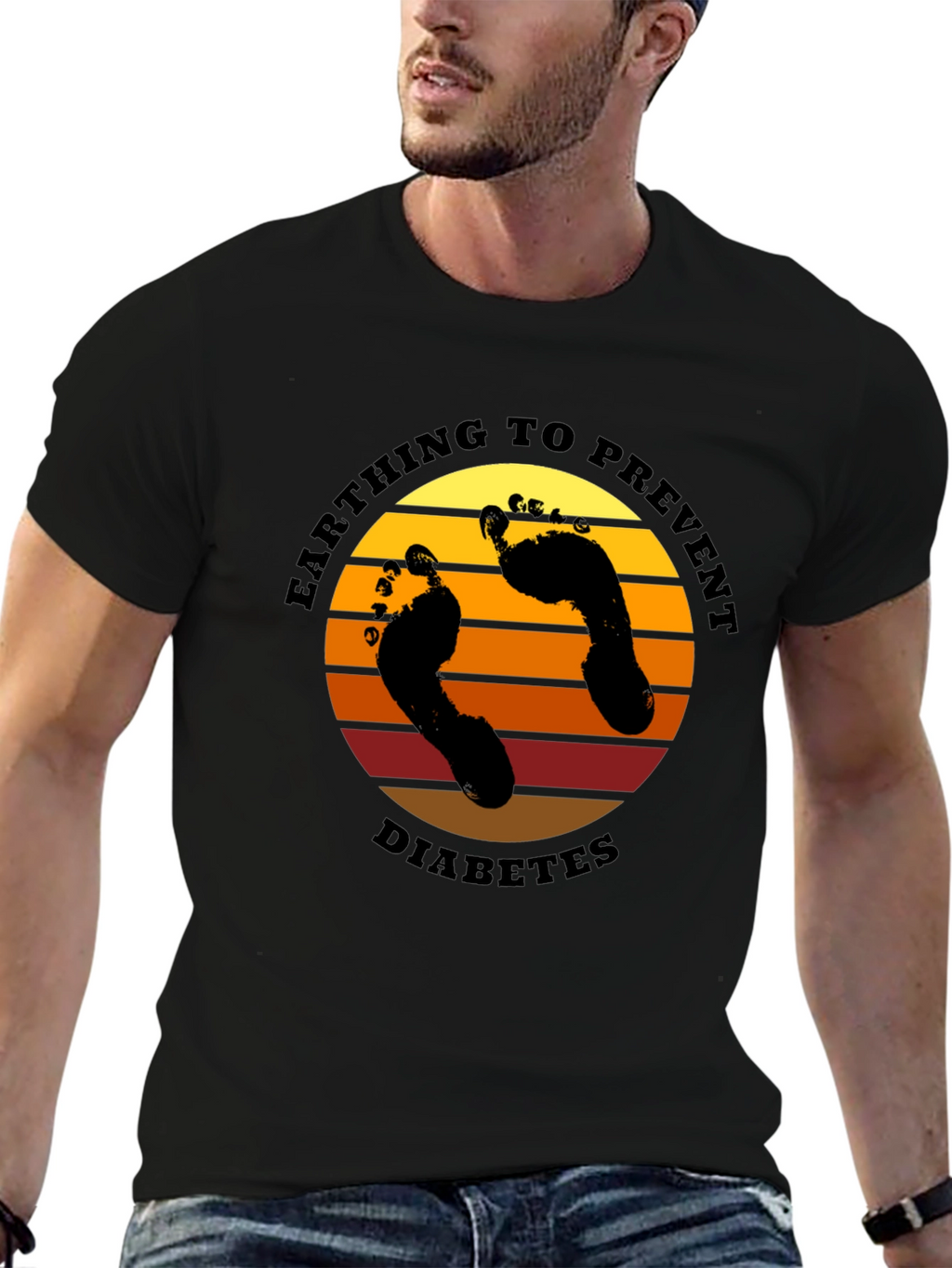Earthing to Prevent Diabetes Graphic Tee