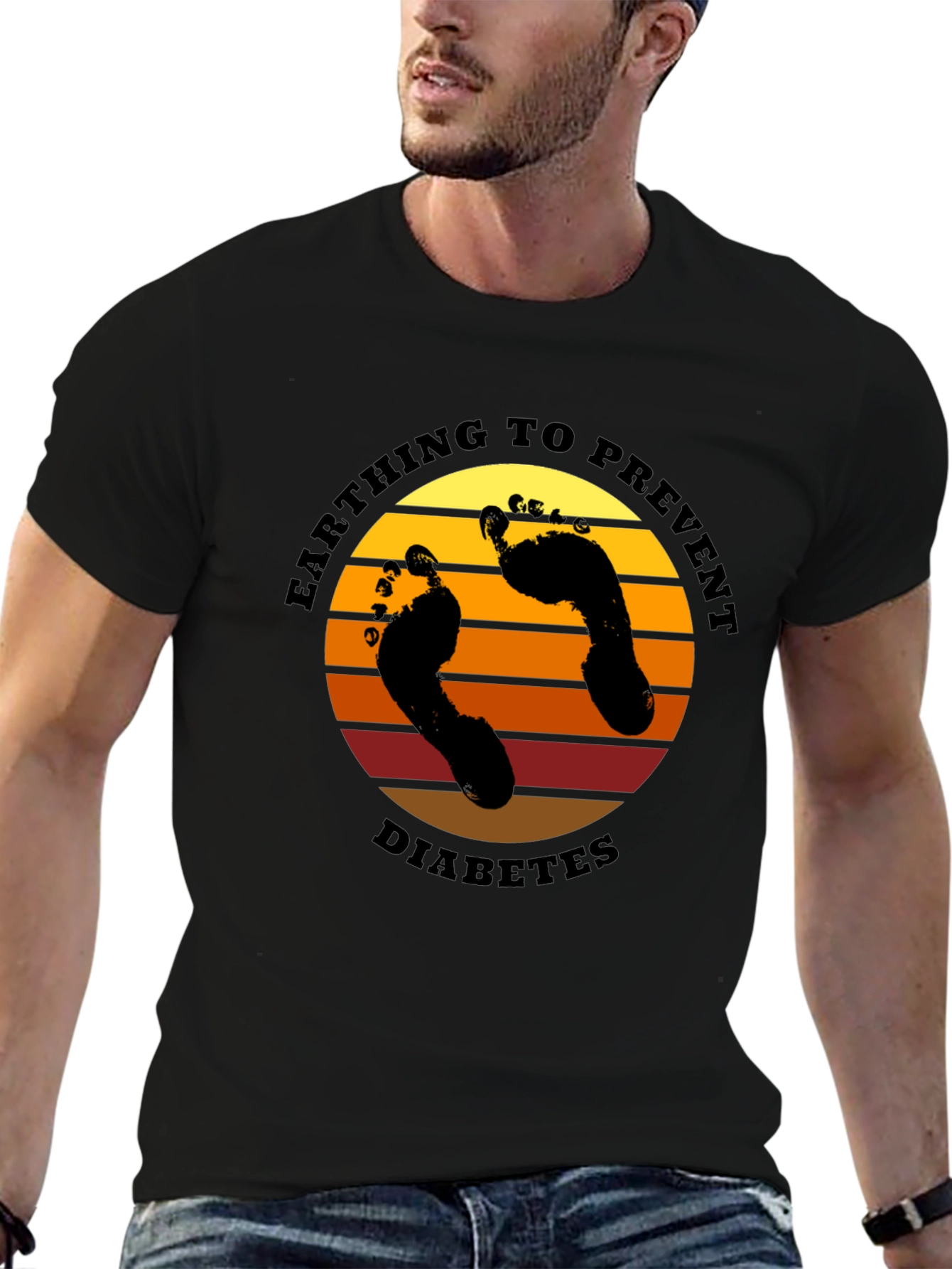 Earthing to Prevent Diabetes Graphic Tee