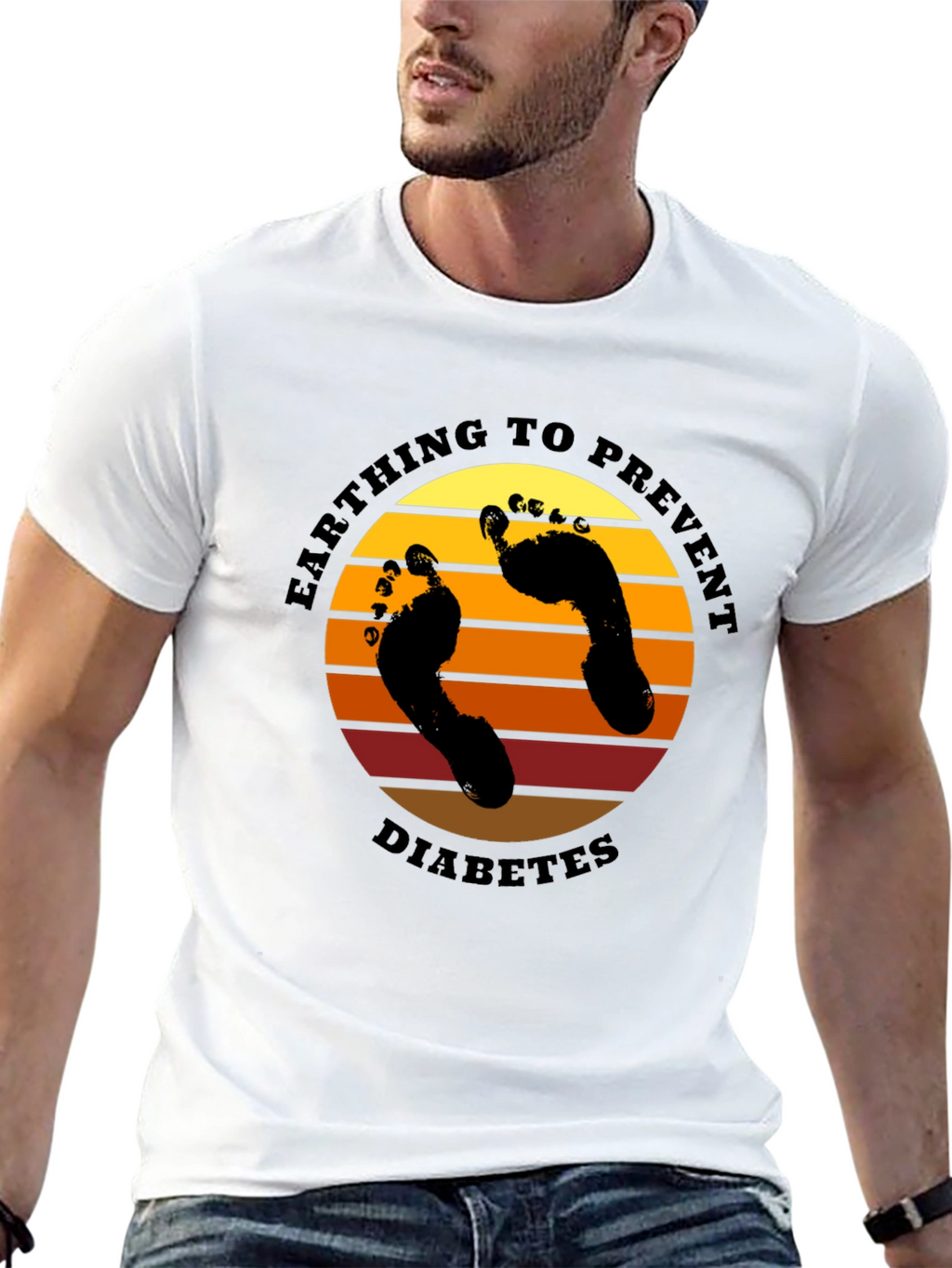 Earthing to Prevent Diabetes Graphic Tee