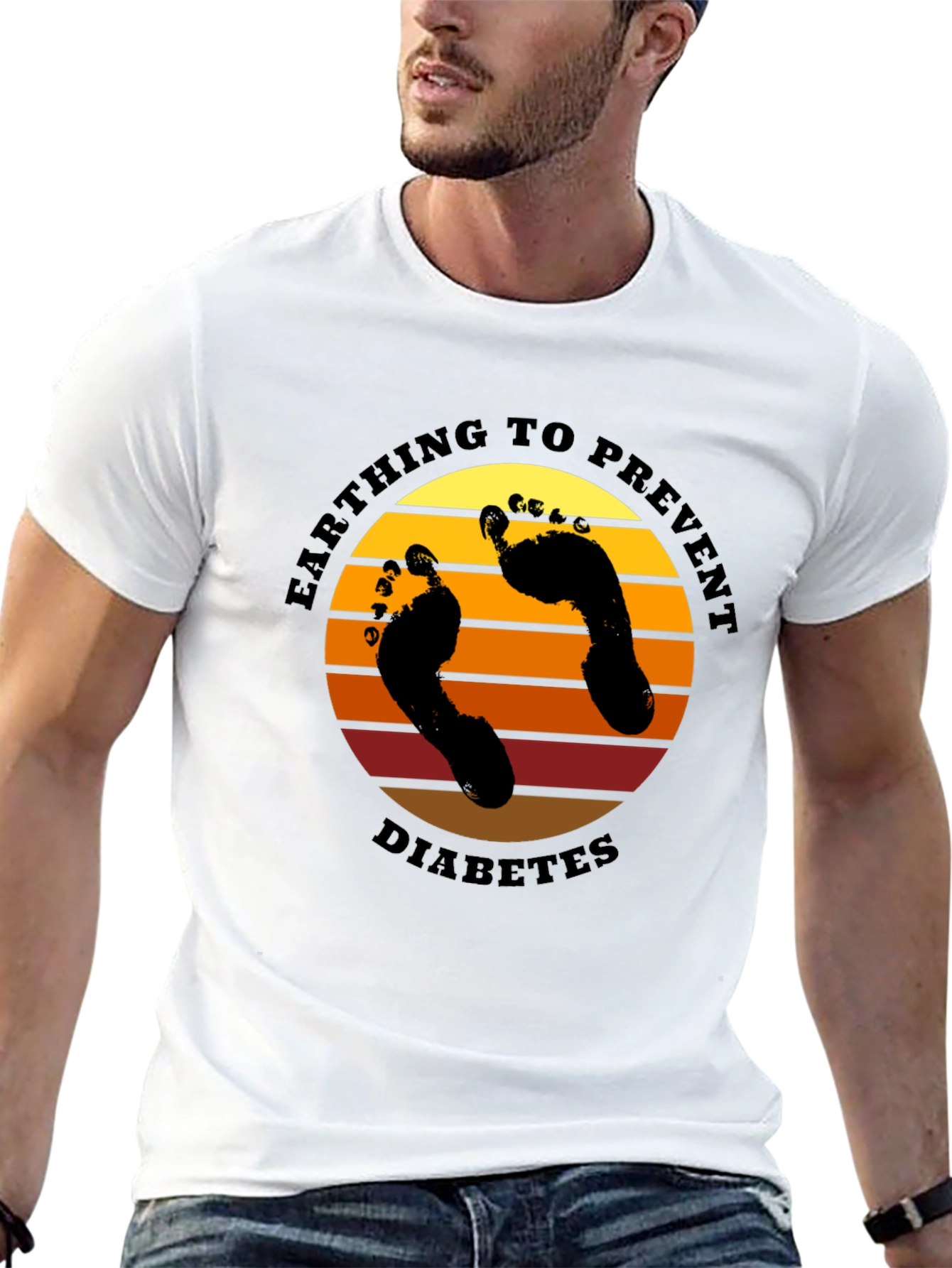Earthing to Prevent Diabetes Graphic Tee