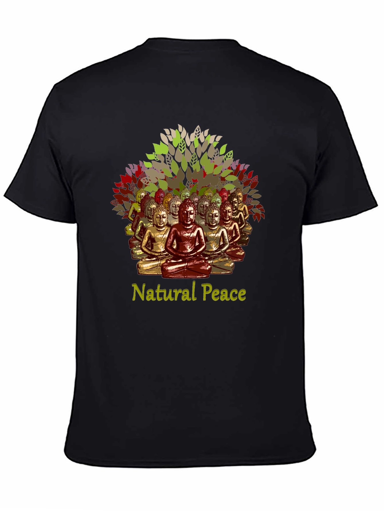 Natural Peace Buddha T-Shirt - Meditate in Style
