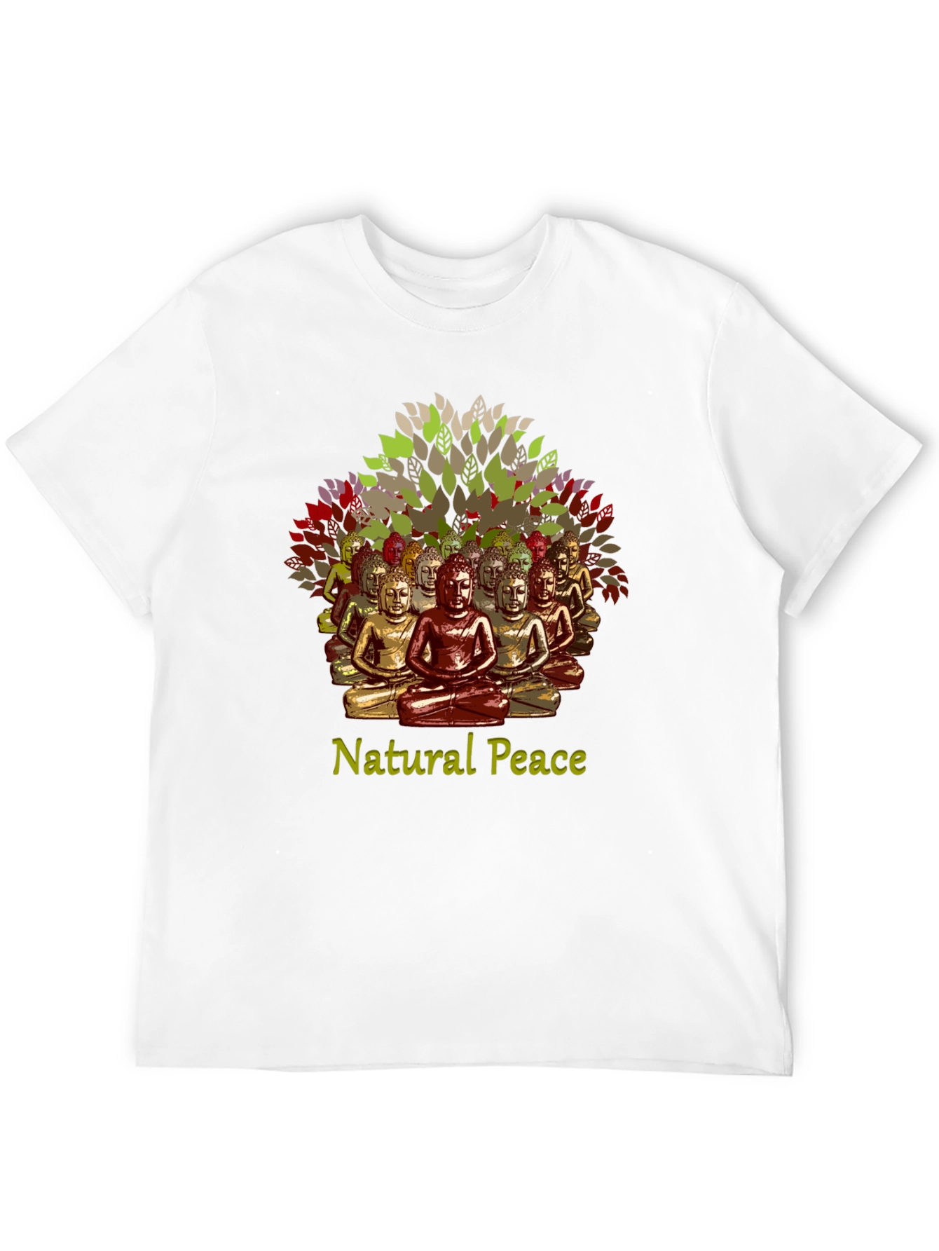 Natural Peace Buddha T-Shirt - Meditate in Style