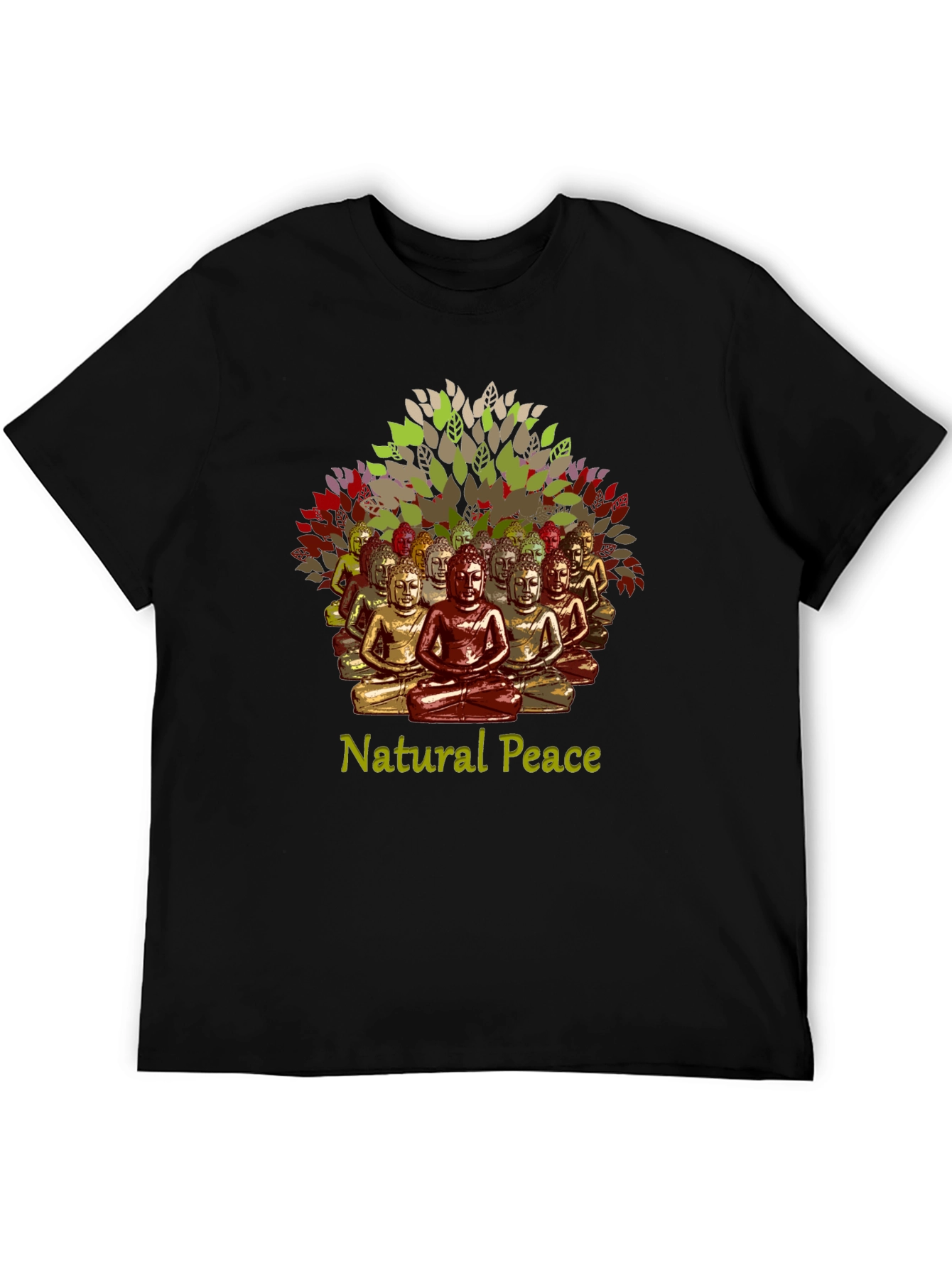Natural Peace Buddha T-Shirt - Meditate in Style