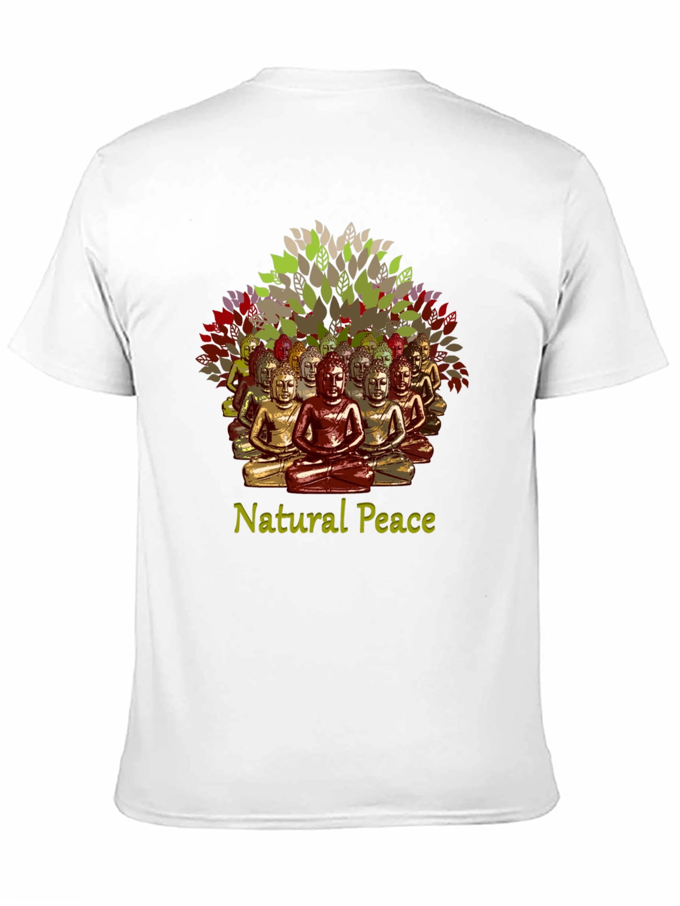 Natural Peace Buddha T-Shirt - Meditate in Style