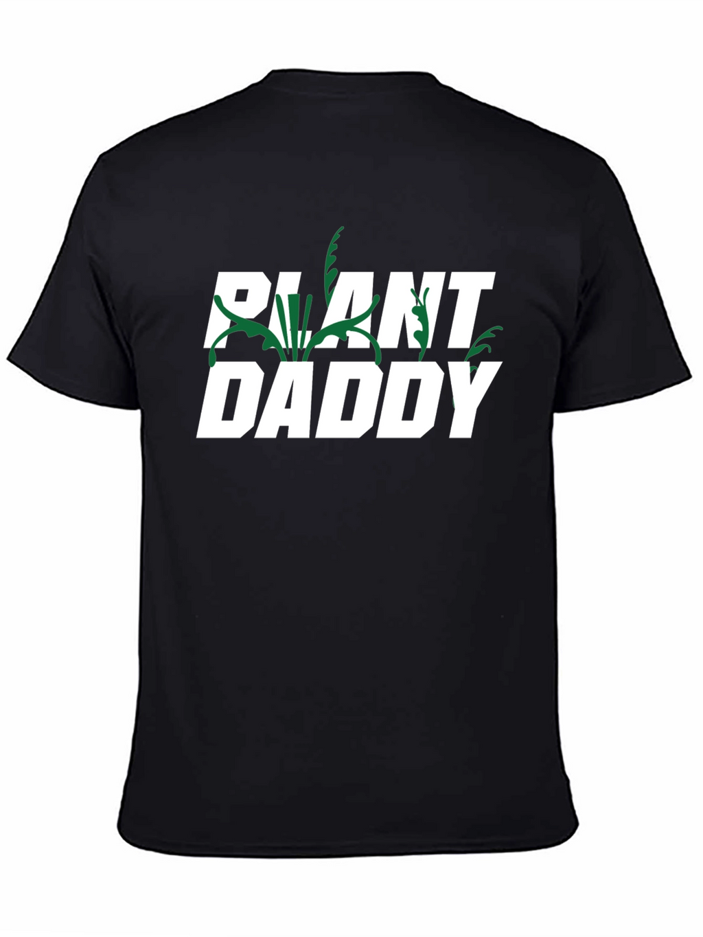 Plant Daddy Graphic Tee - Black Cotton Blend T-Shirt
