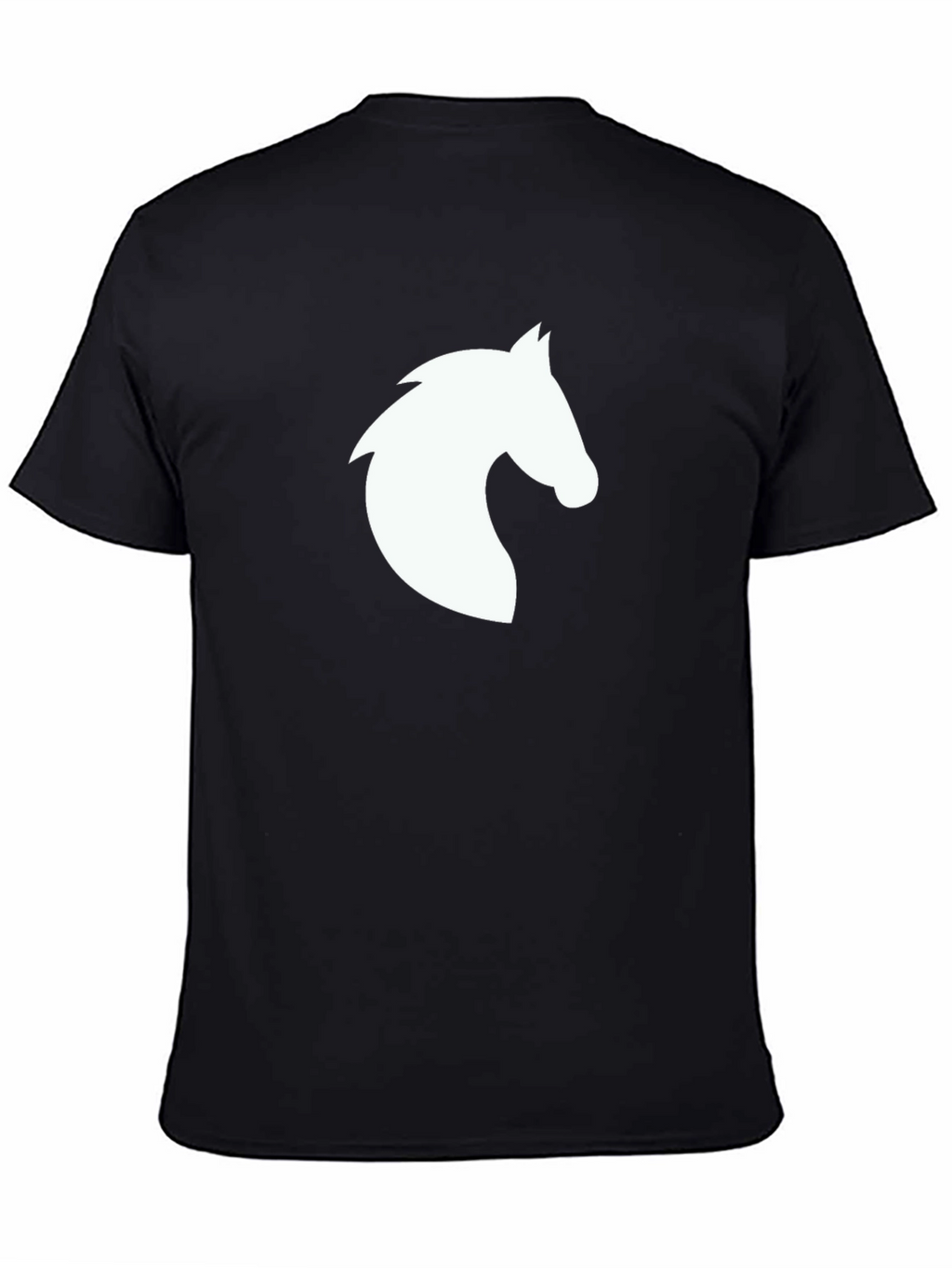 Horse Graphic Tee - Stylish Black T-Shirt
