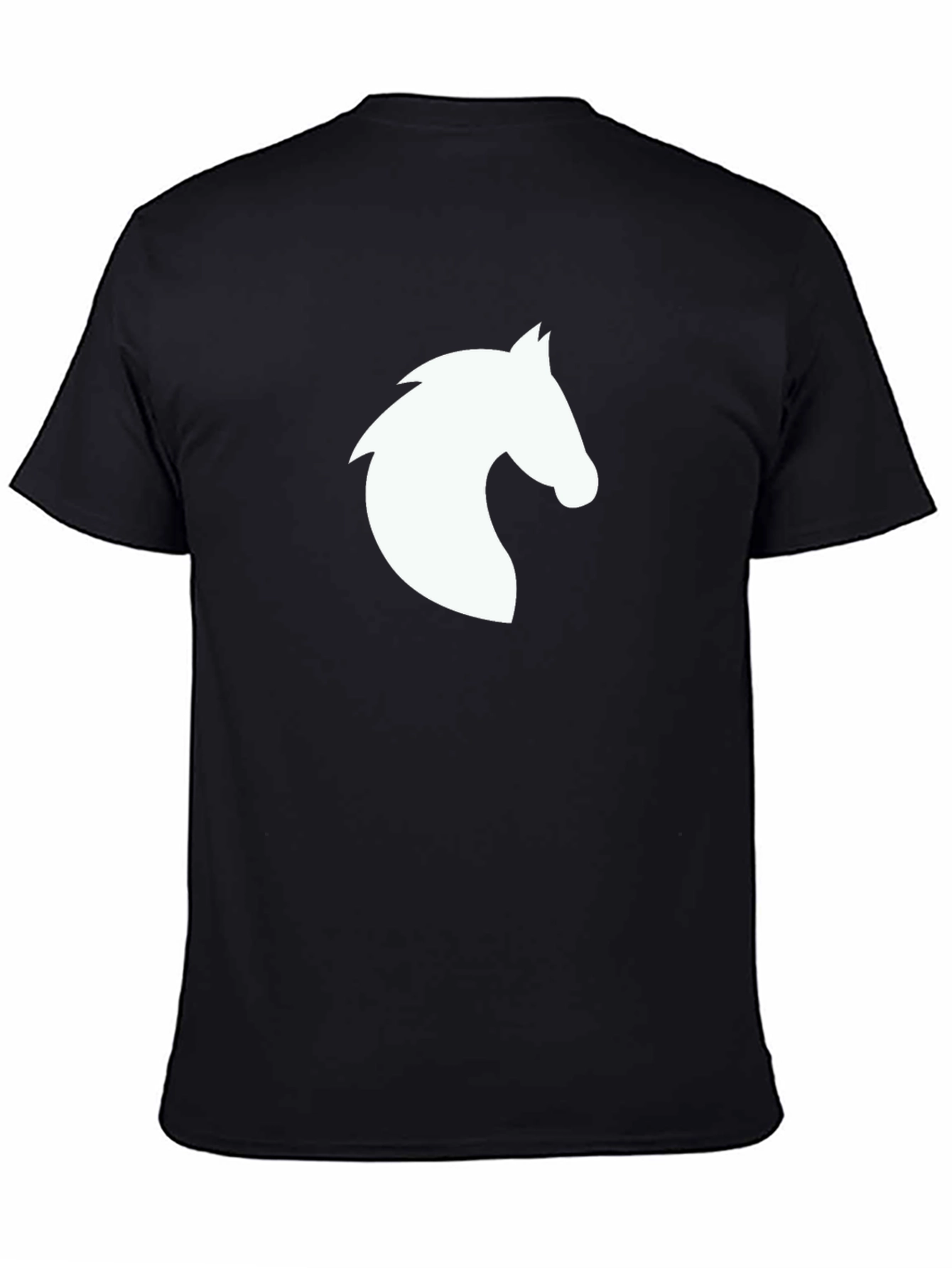 Horse Graphic Tee - Stylish Black T-Shirt