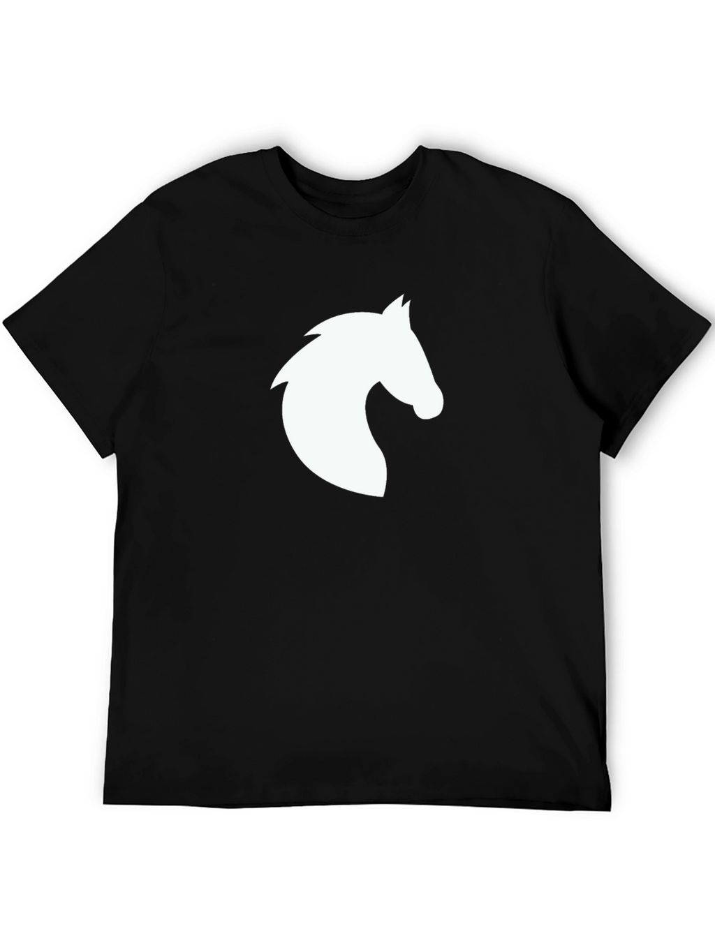 Horse Graphic Tee - Stylish Black T-Shirt