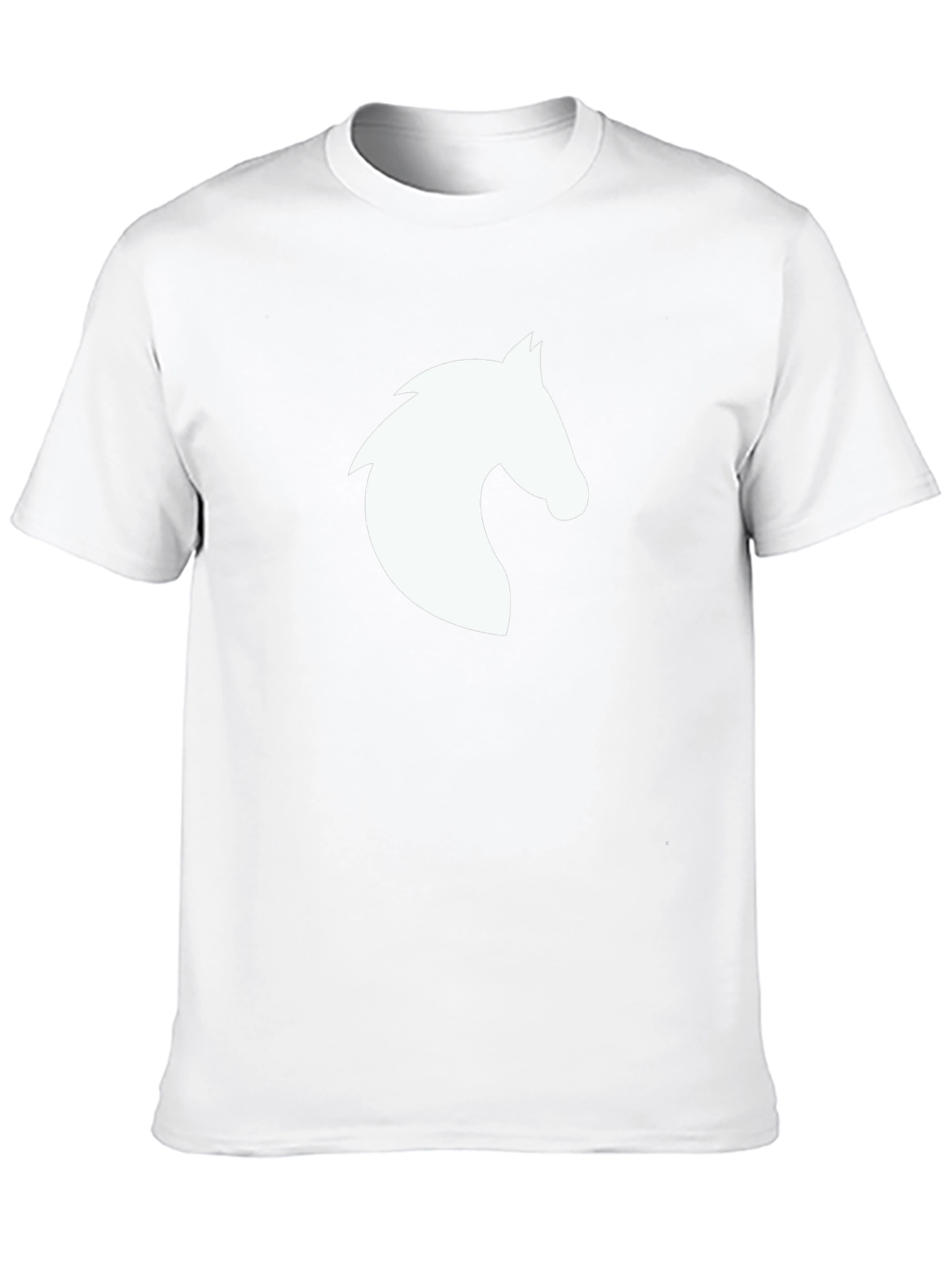 Horse Graphic Tee - Stylish Black T-Shirt