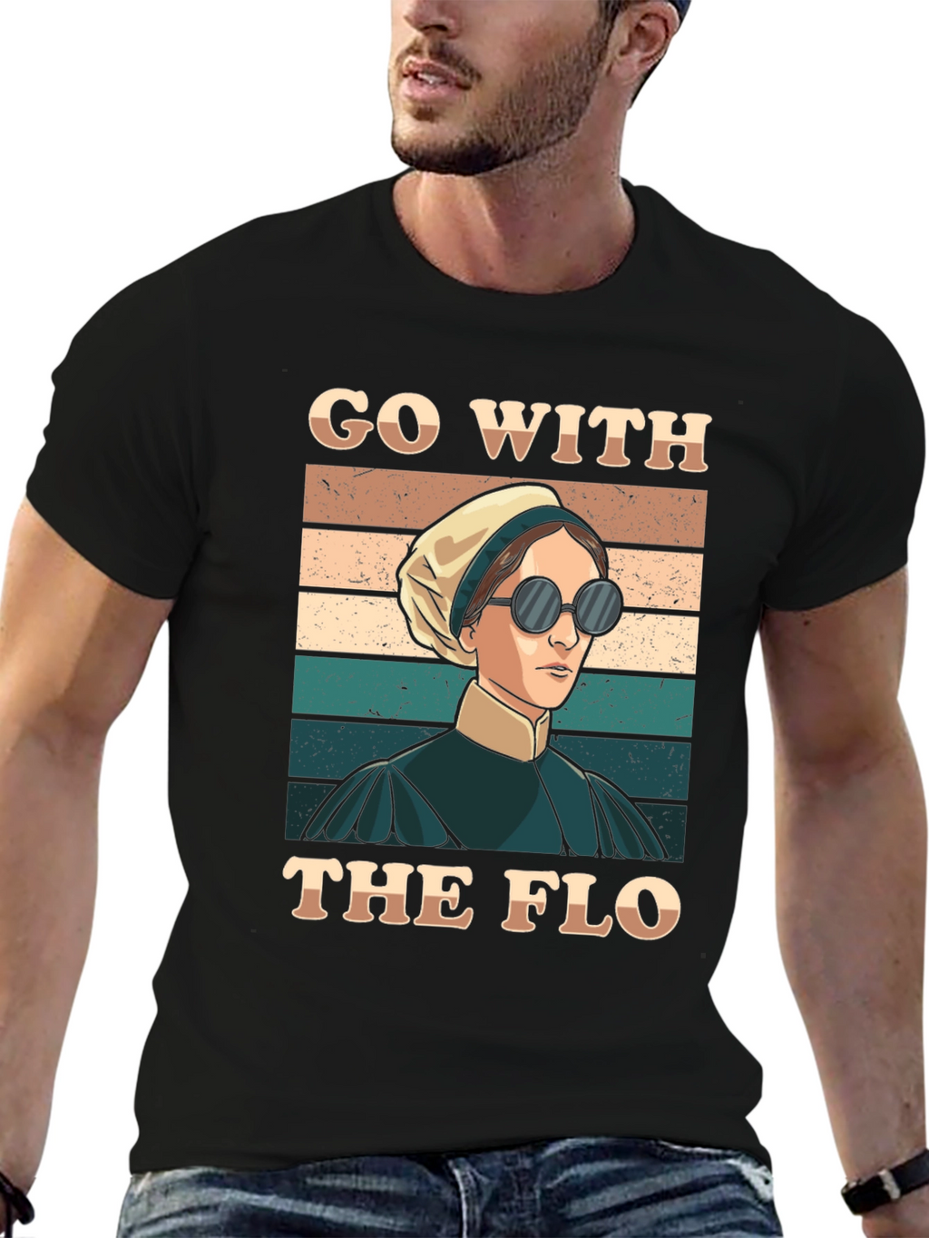 Go With The Flo Florence Nightingale T-Shirt