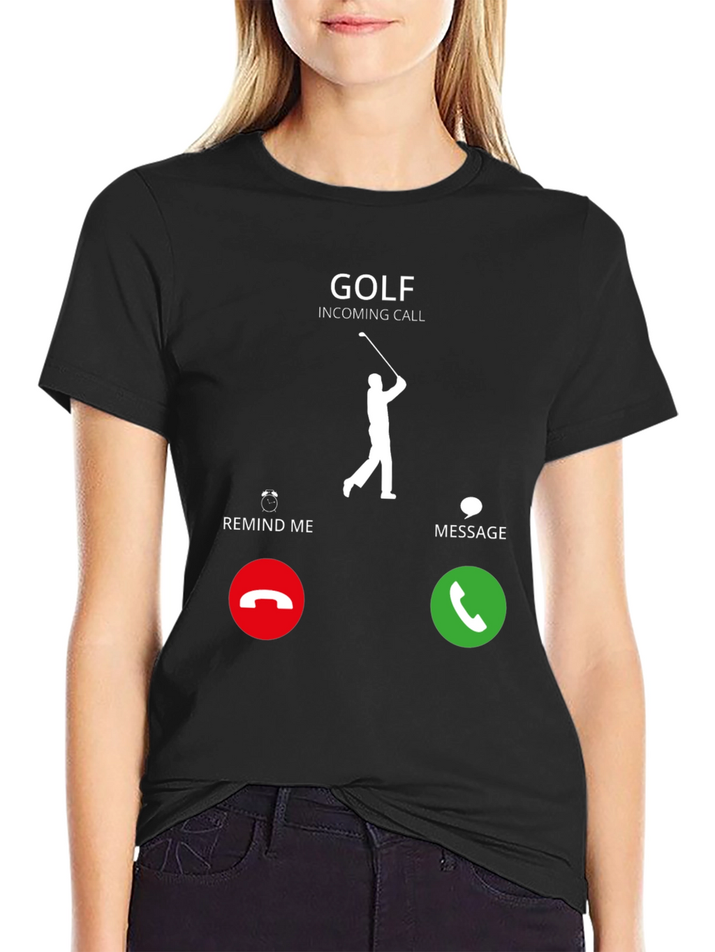 Golf Incoming Call T-Shirt - Golfer Gift