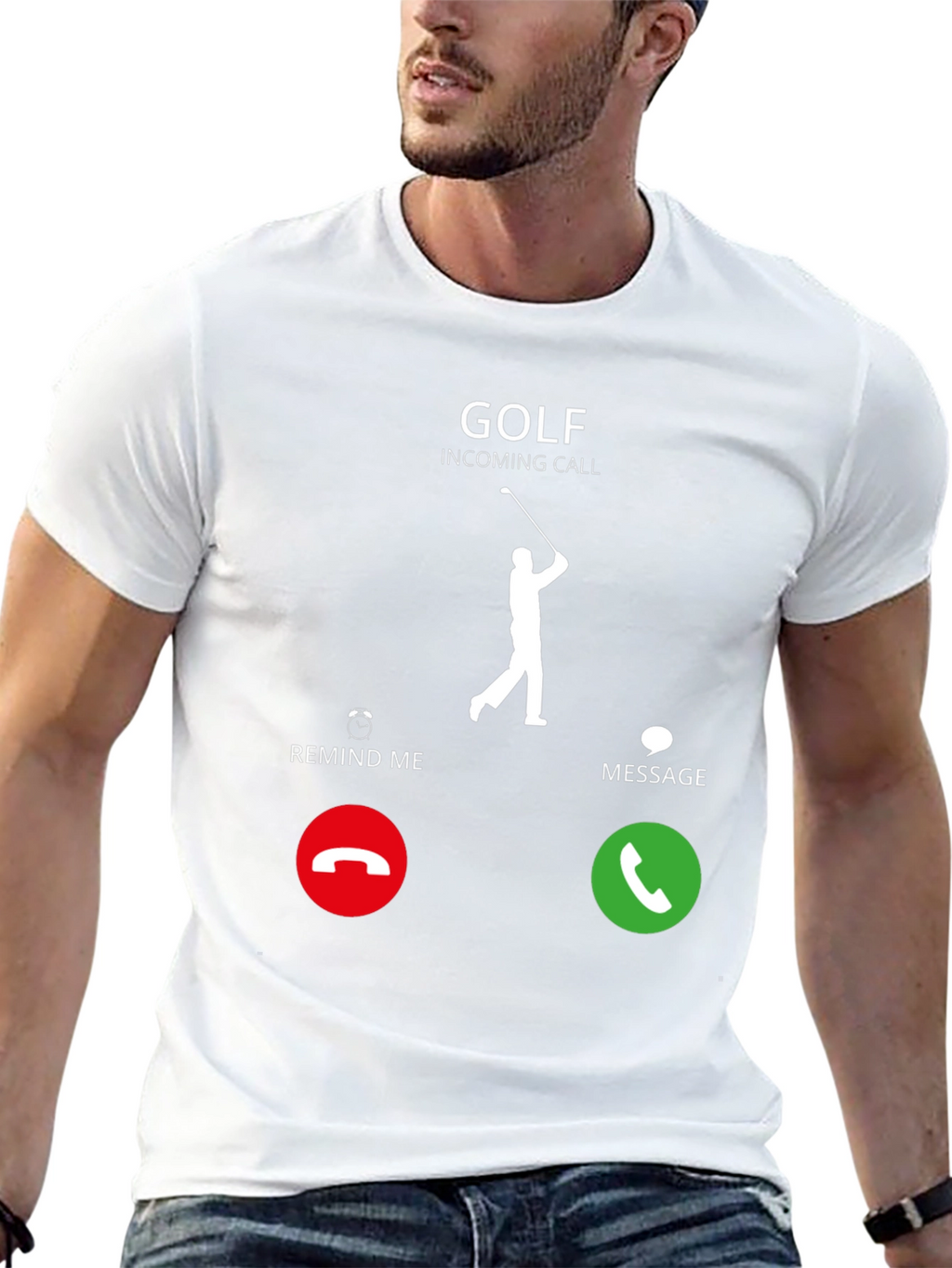 Golf Incoming Call T-Shirt - Golfer Gift