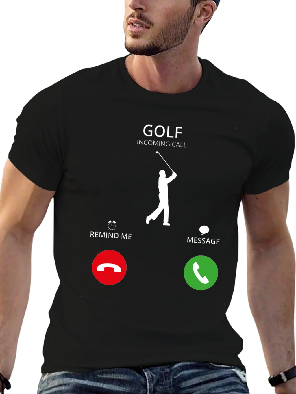 Golf Incoming Call T-Shirt - Golfer Gift
