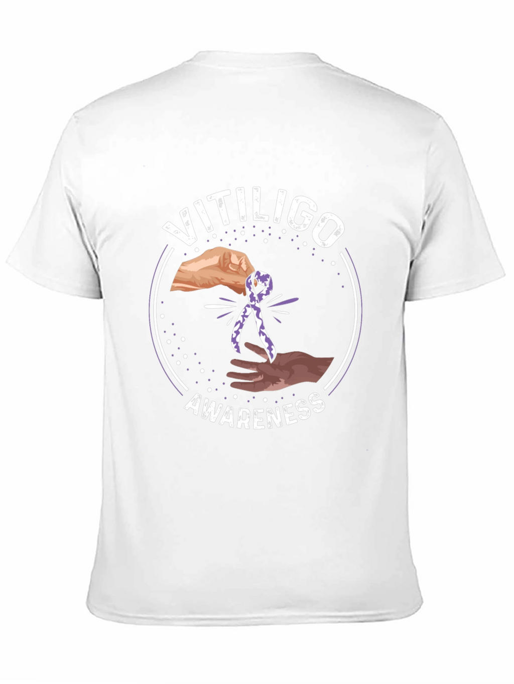 Vitiligo Awareness Ribbon T-Shirt