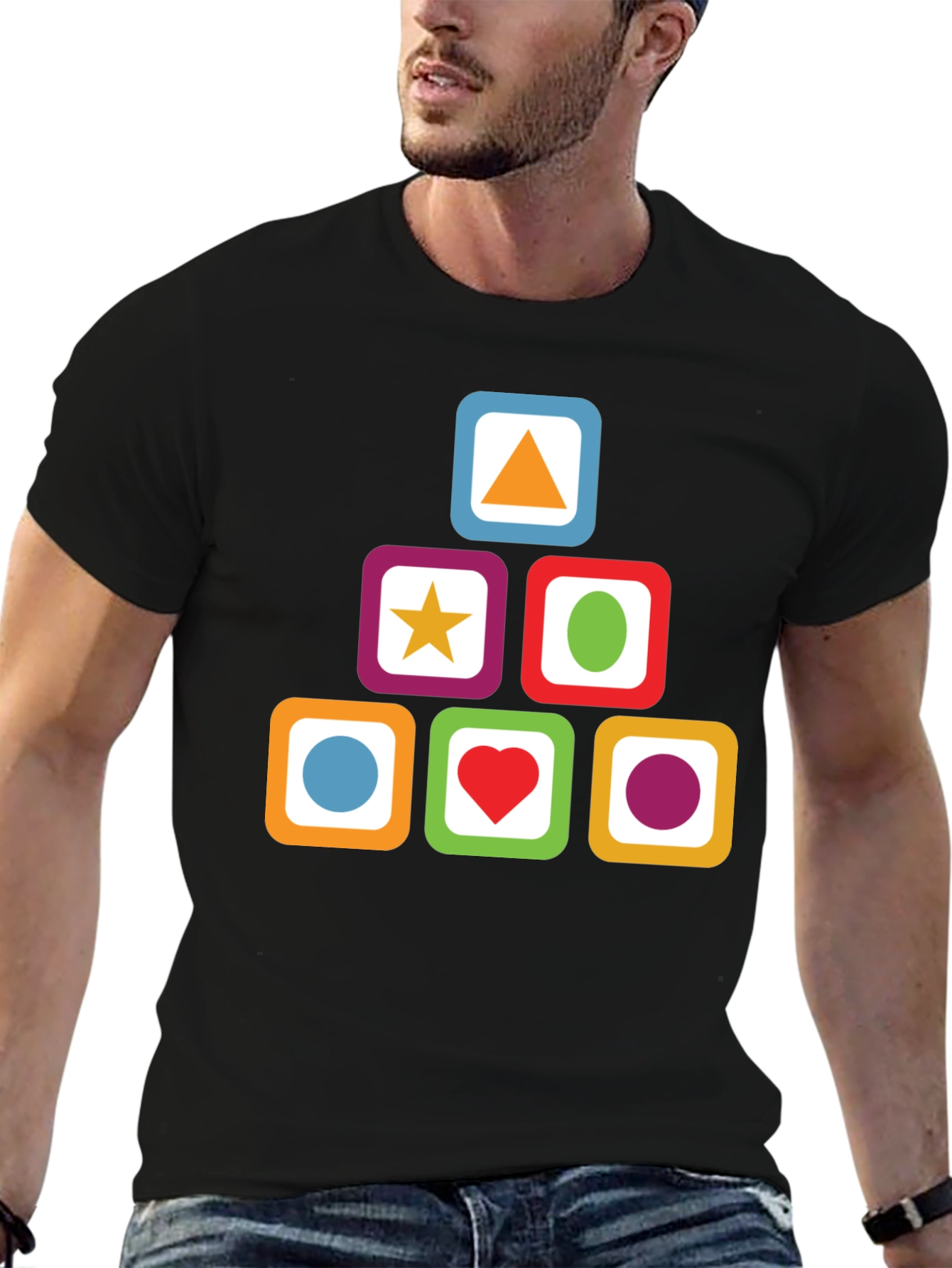 Colorful Geometric Shapes T-Shirt