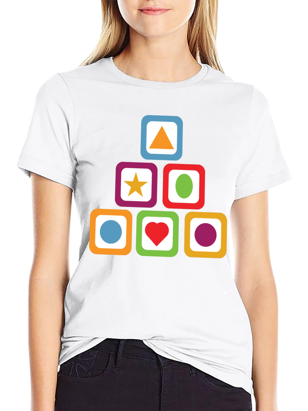 Colorful Geometric Shapes T-Shirt