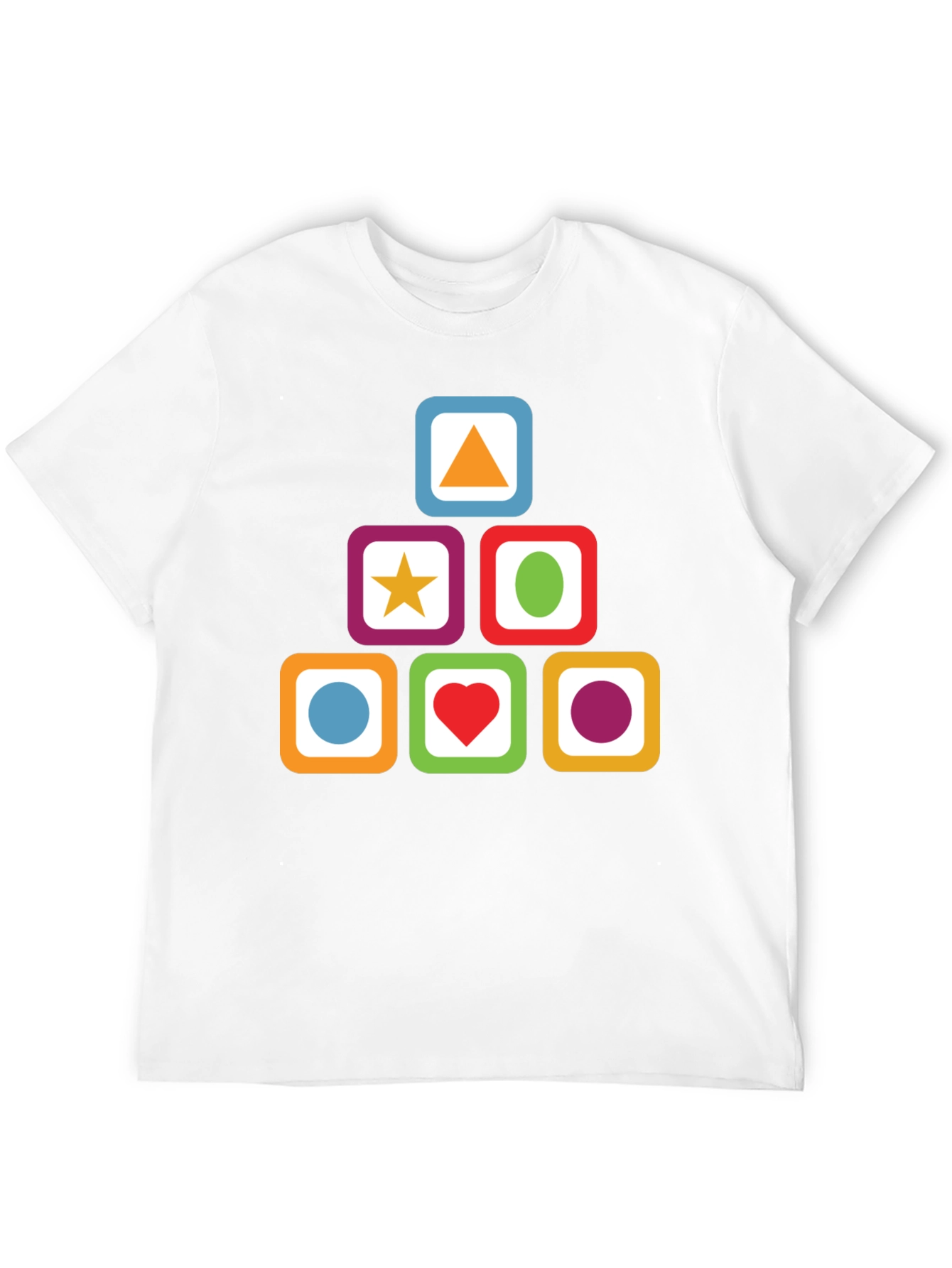 Colorful Geometric Shapes T-Shirt