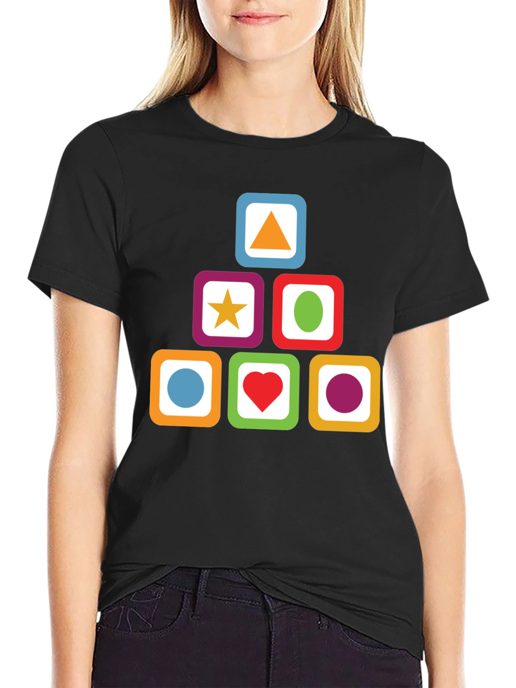 Colorful Geometric Shapes T-Shirt