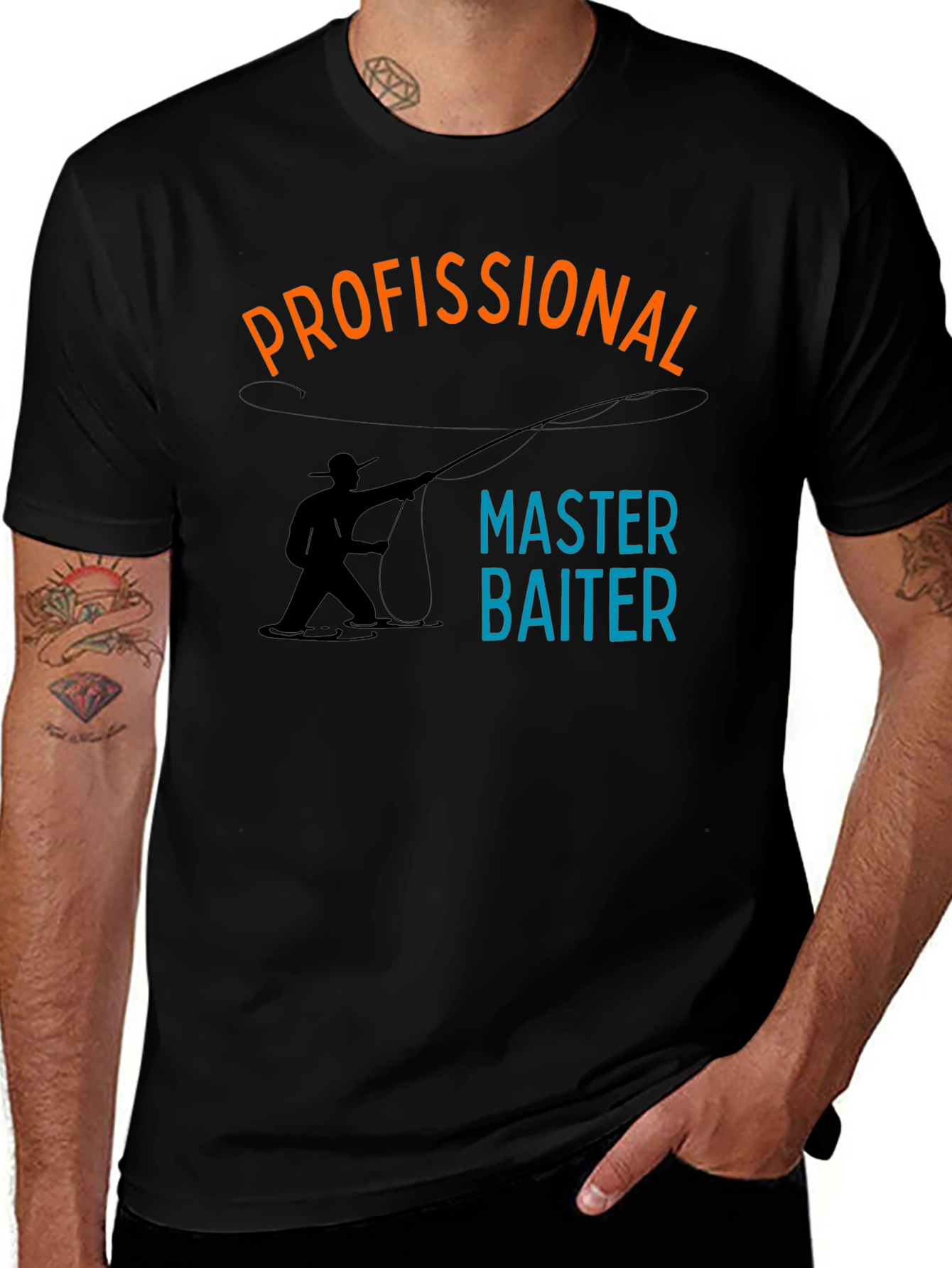Master Baiter Fishing T-Shirt - Funny Fisherman Tee
