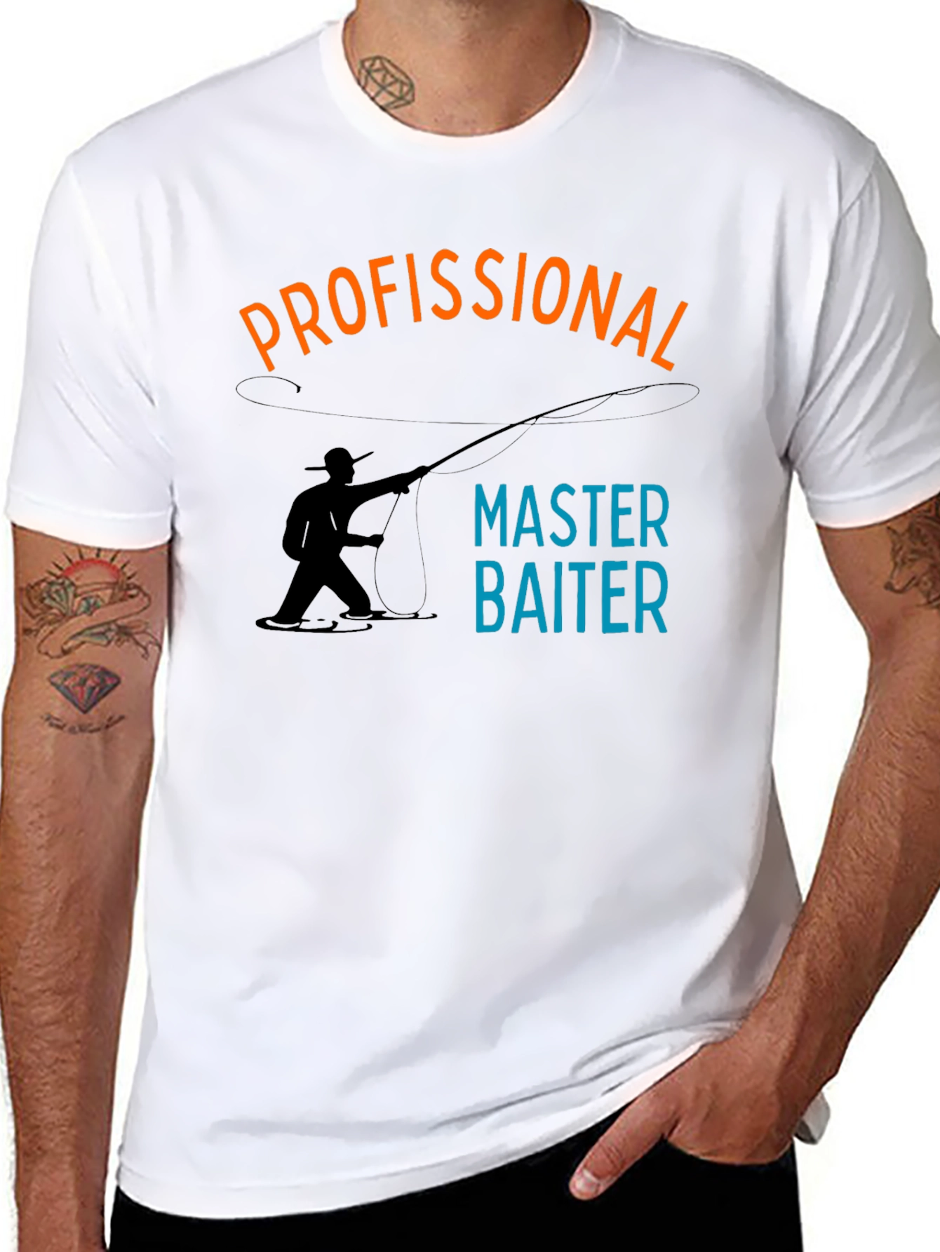 Master Baiter Fishing T-Shirt - Funny Fisherman Tee