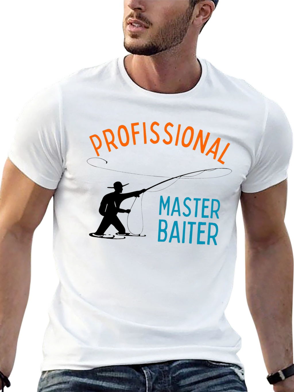 Master Baiter Fishing T-Shirt - Funny Fisherman Tee