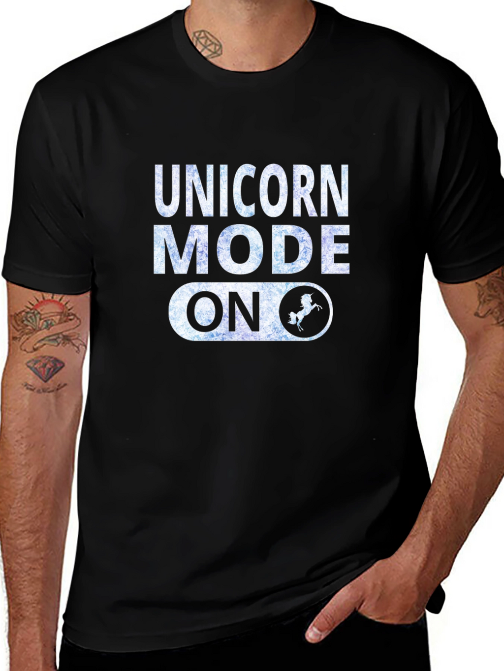 Unicorn Mode On Graphic T-Shirt
