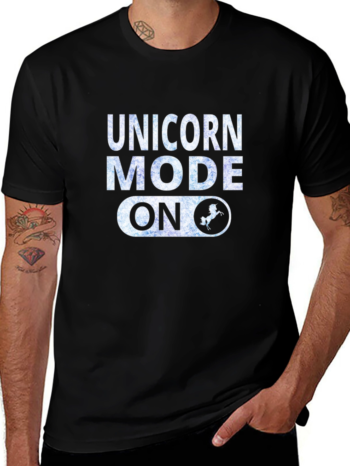 Unicorn Mode On Graphic T-Shirt