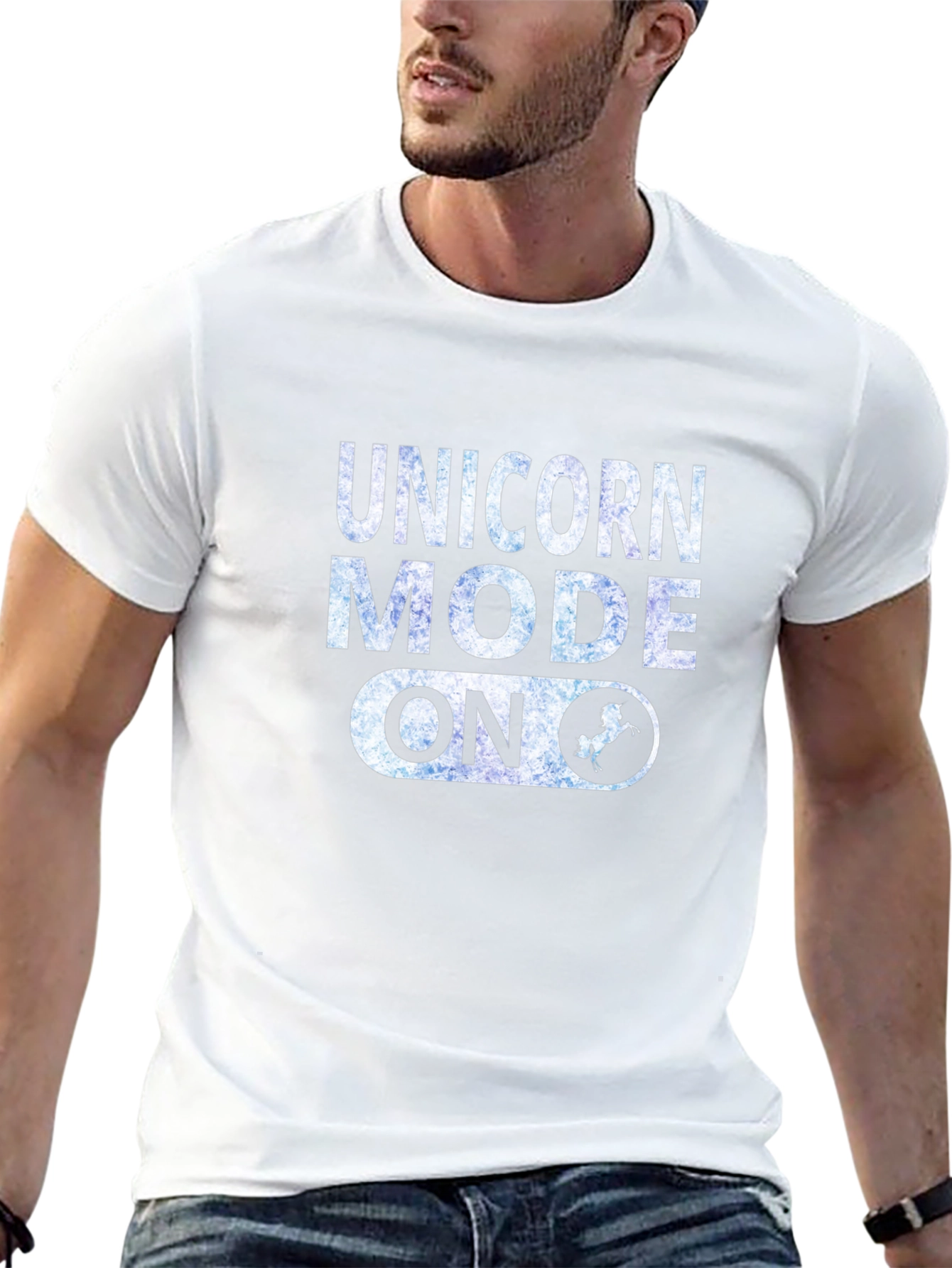 Unicorn Mode On Graphic T-Shirt