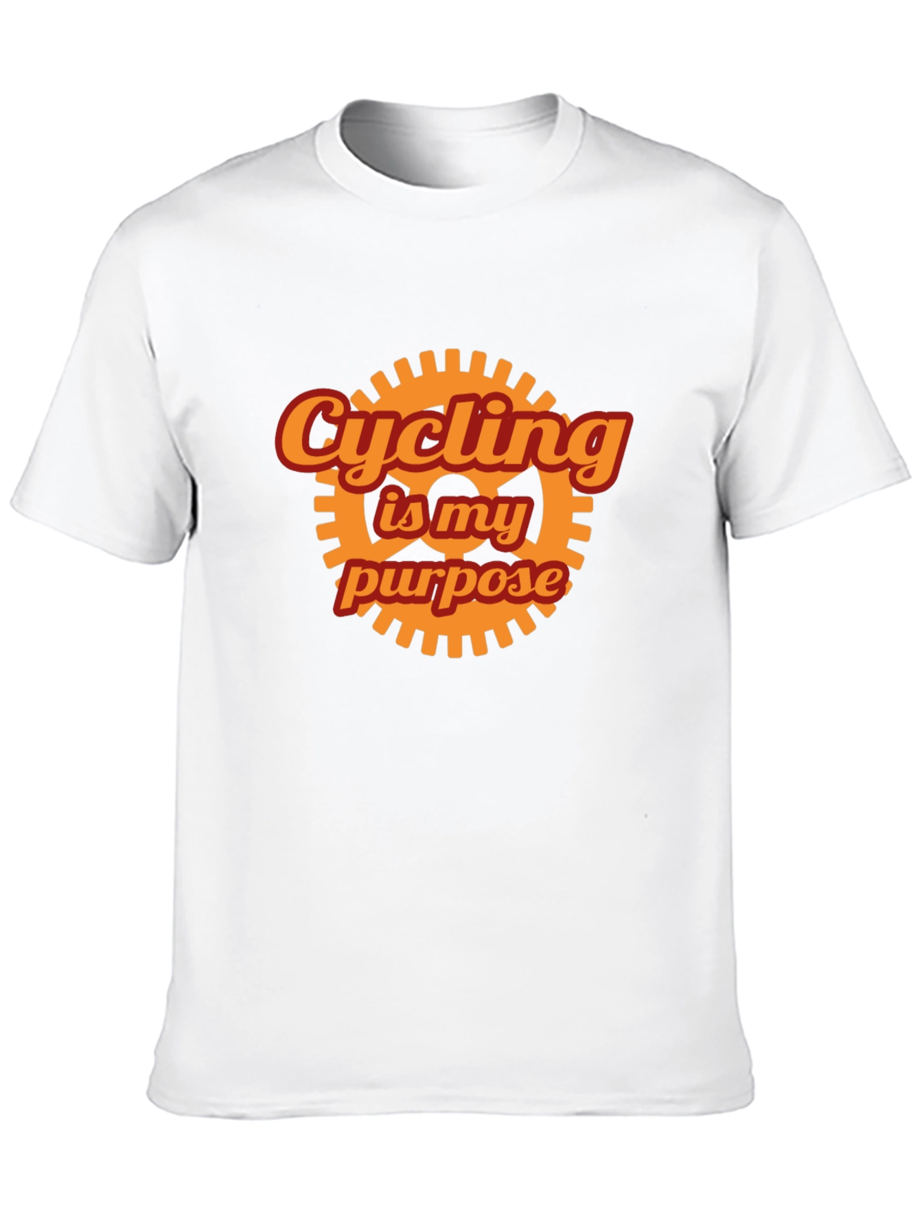 Cycling is My Purpose Graphic Tee - Black