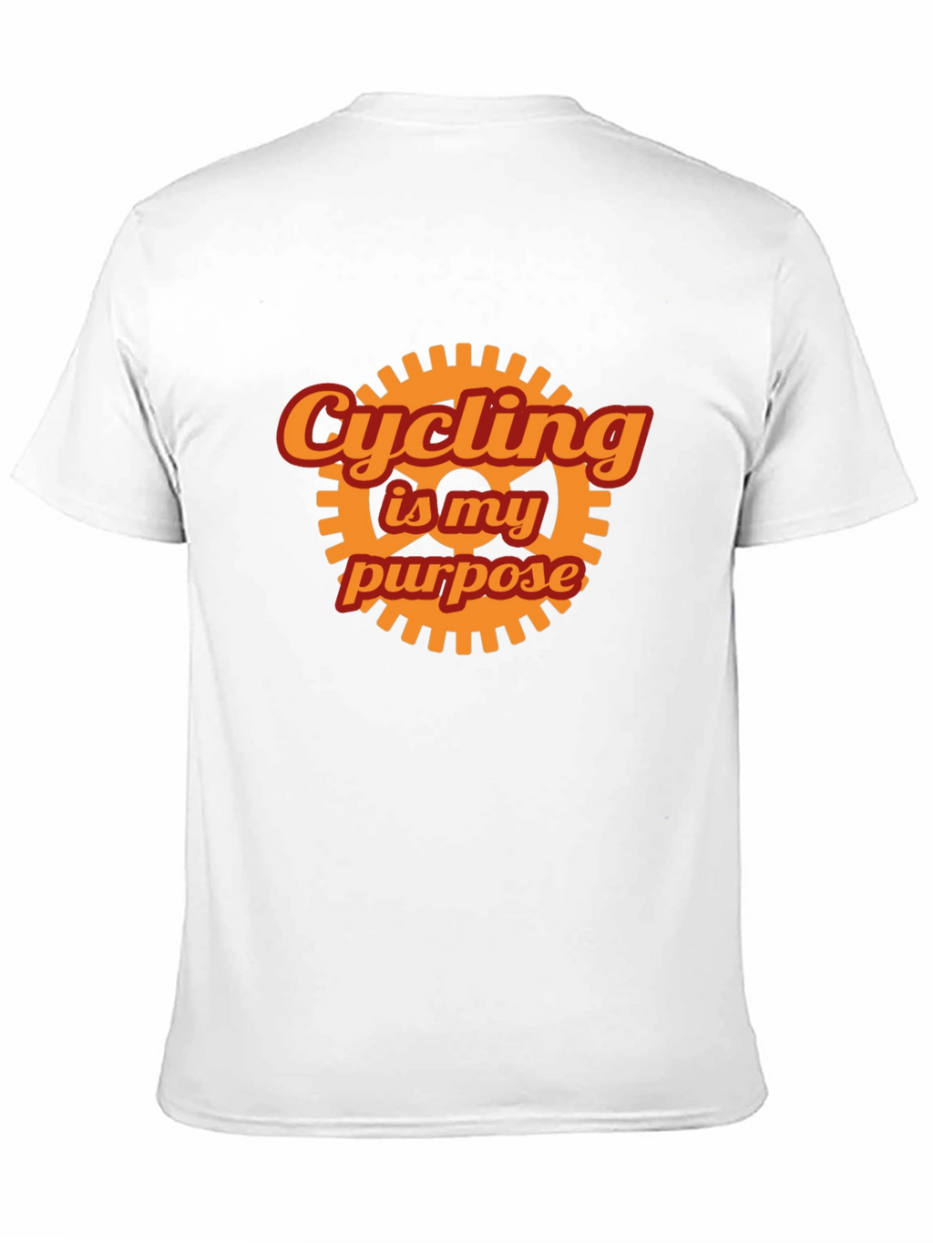 Cycling is My Purpose Graphic Tee - Black