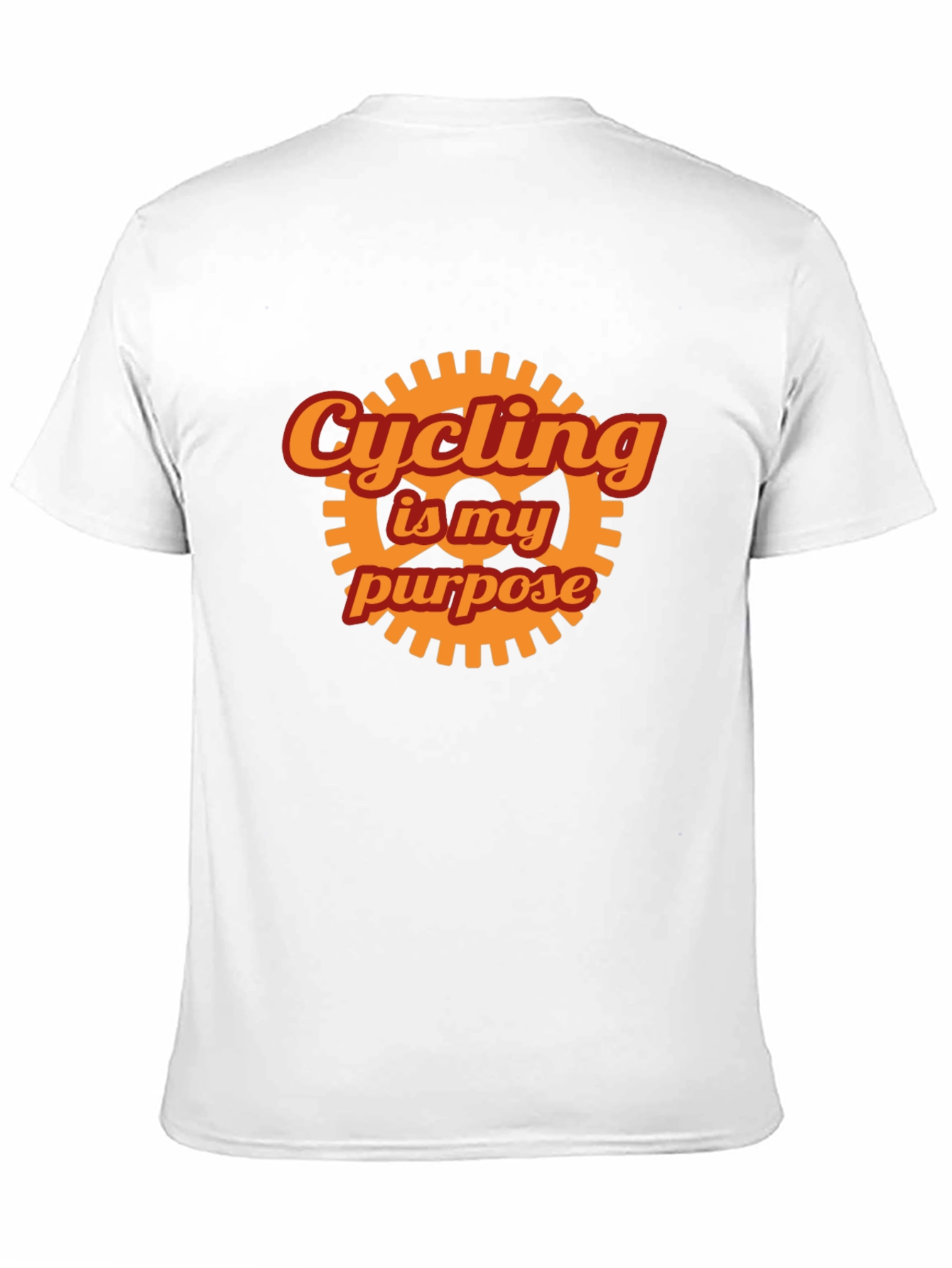 Cycling is My Purpose Graphic Tee - Black