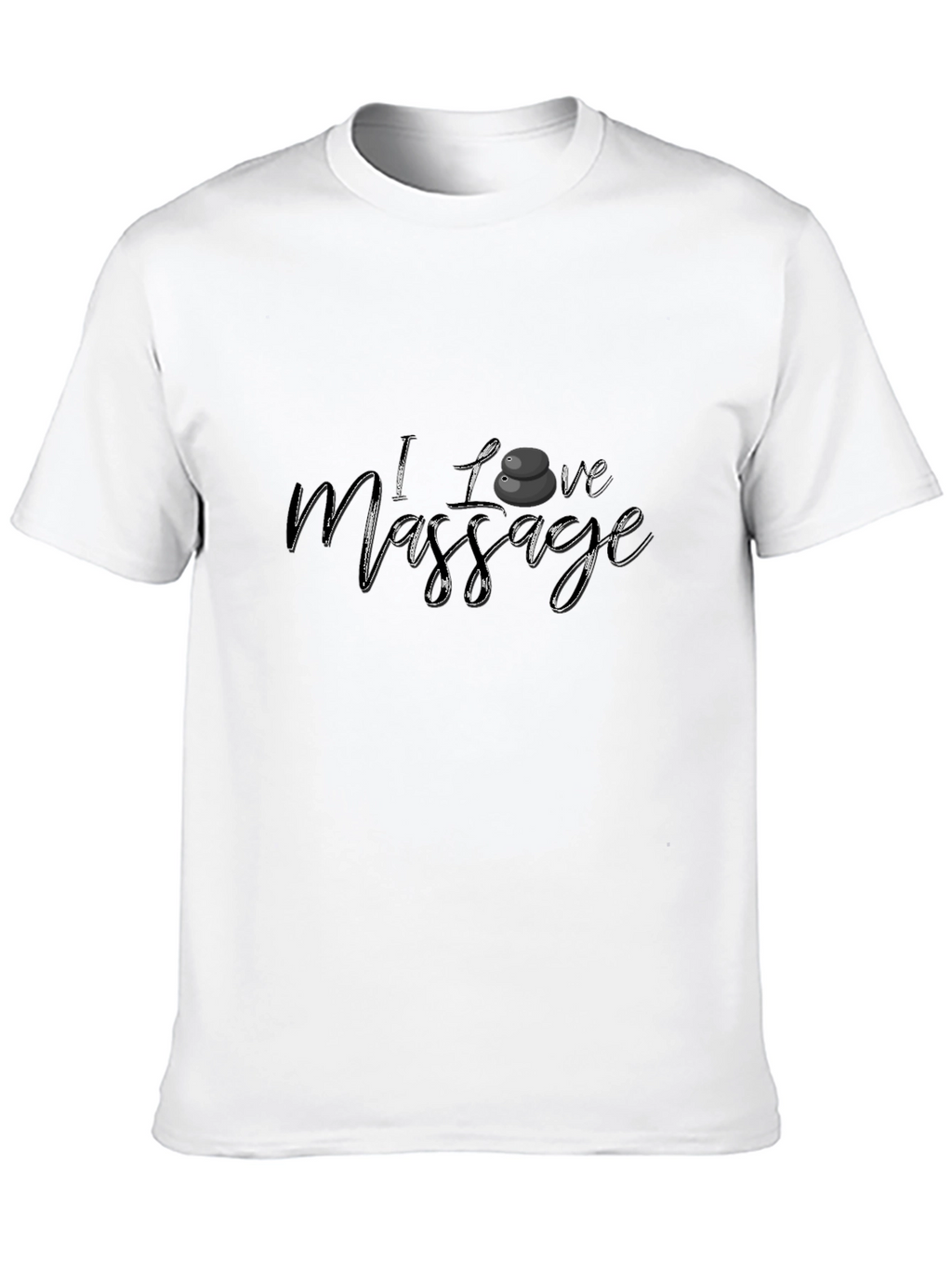 I Love Massage Black T-Shirt