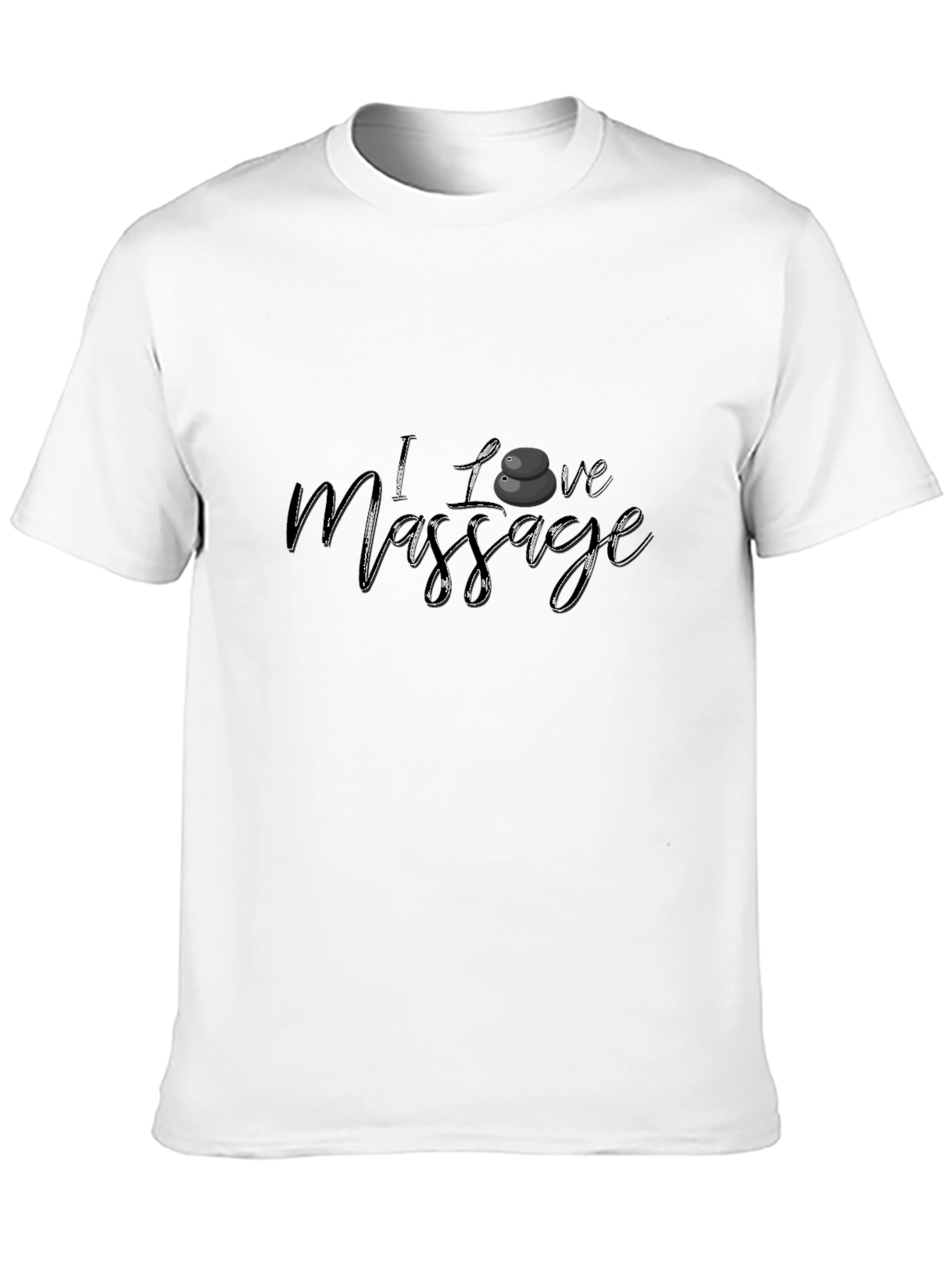 I Love Massage Black T-Shirt