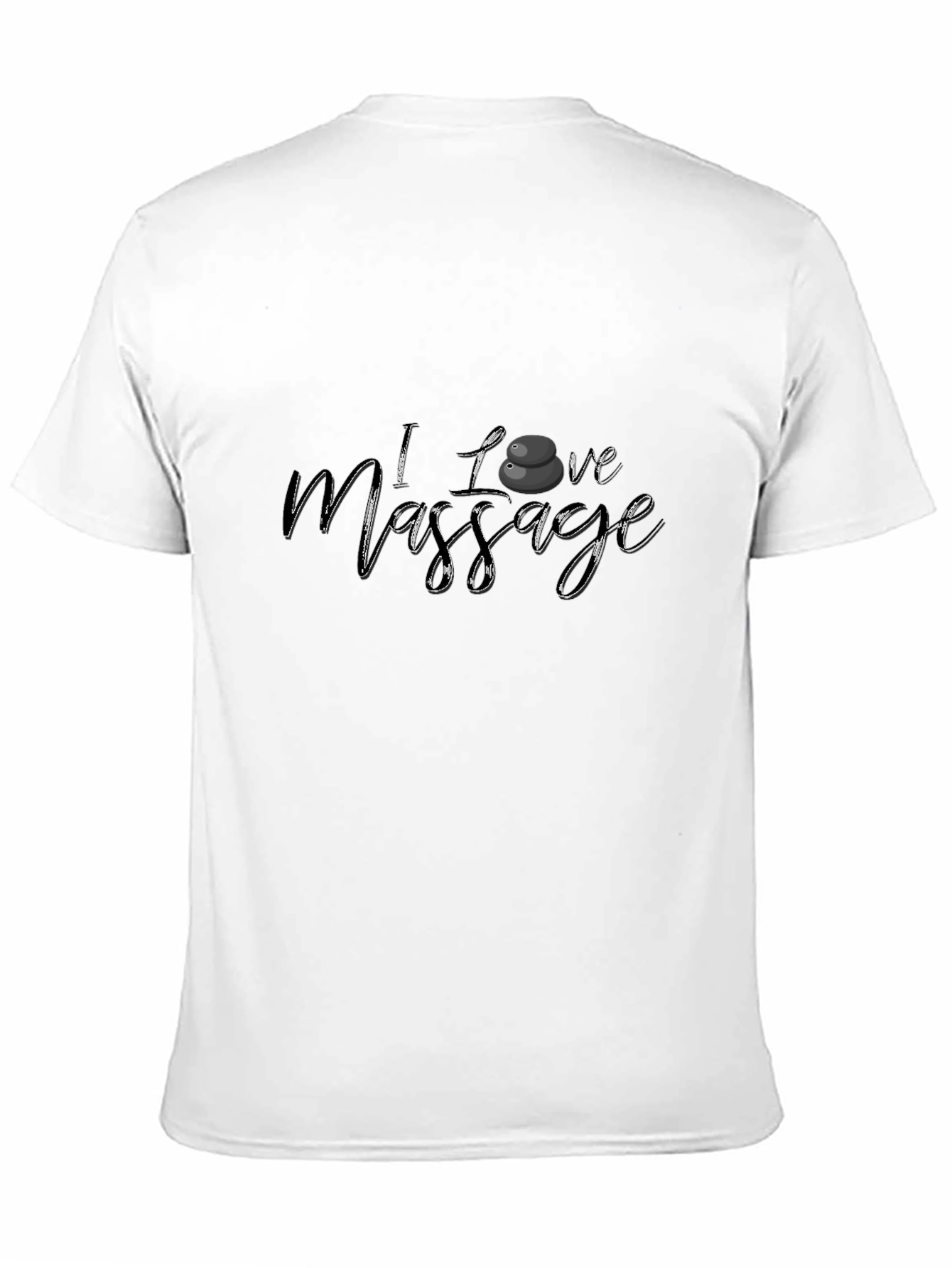 I Love Massage Black T-Shirt