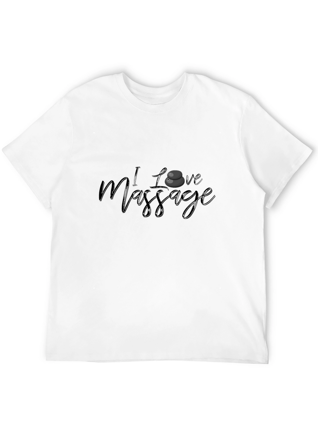 I Love Massage Black T-Shirt