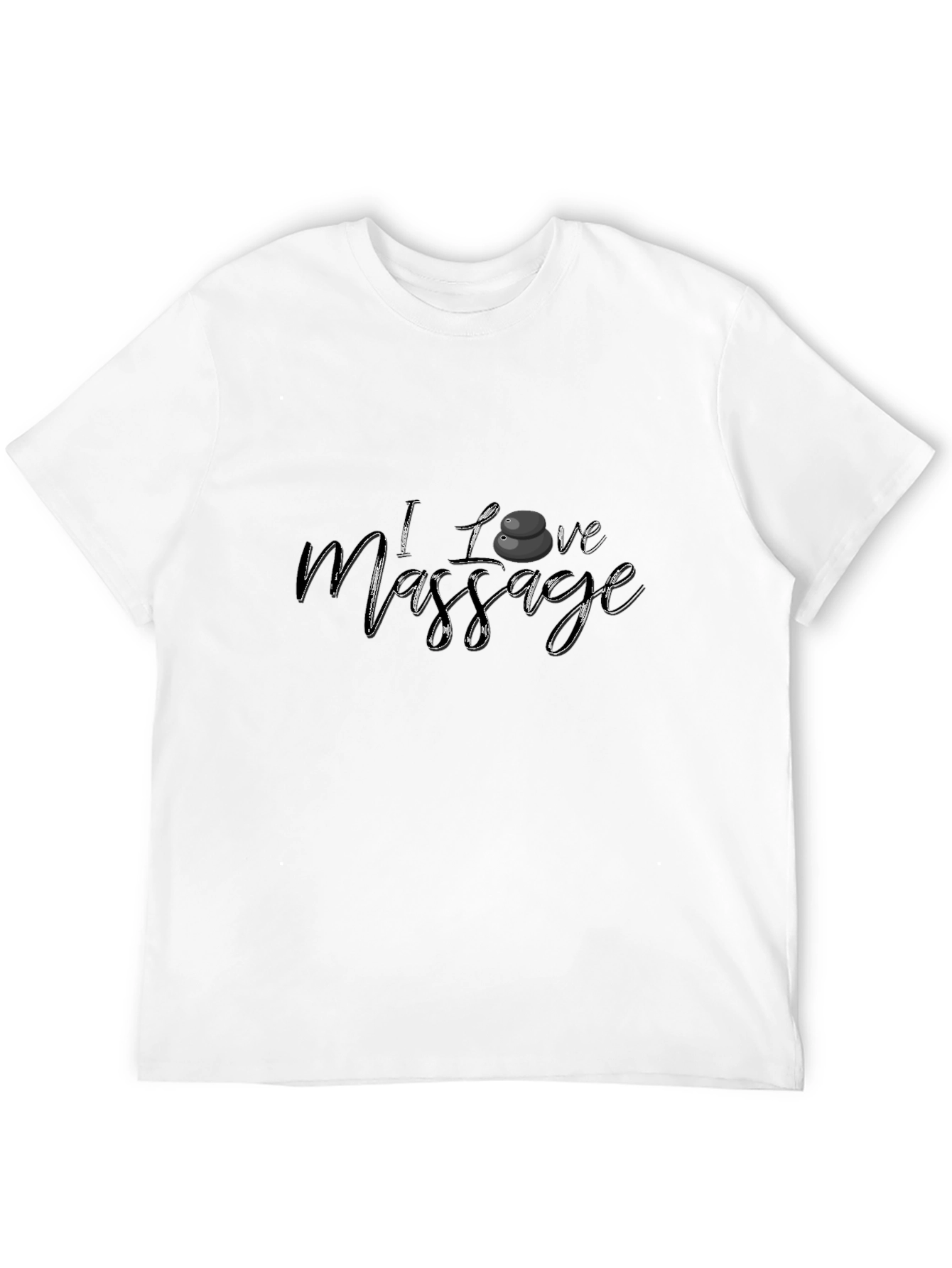 I Love Massage Black T-Shirt