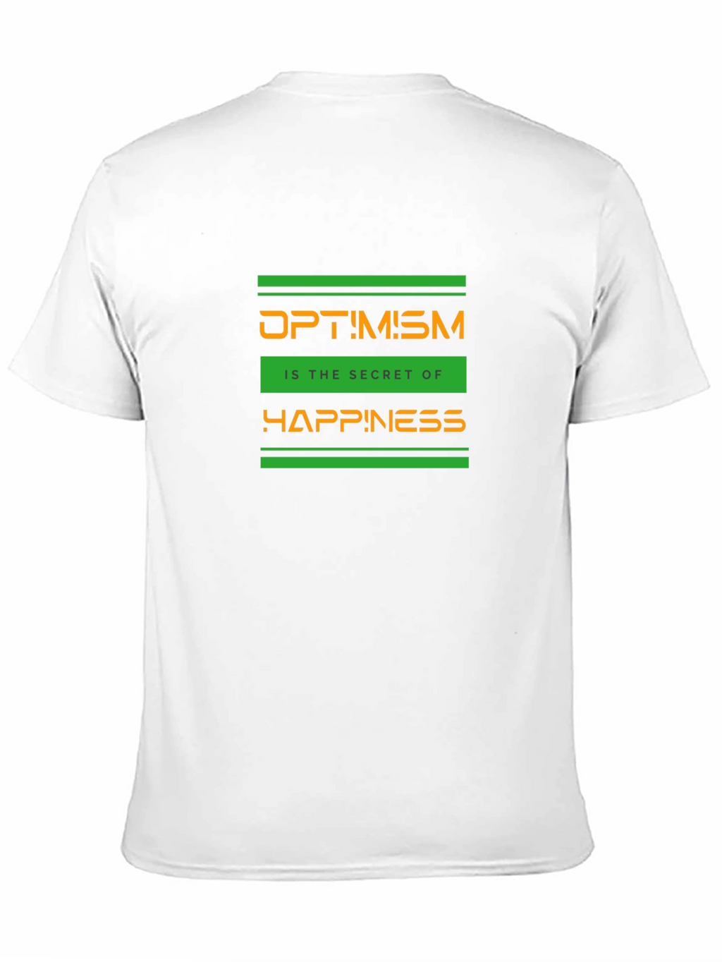 Optimism Graphic T-Shirt - Secret of Happiness - Black