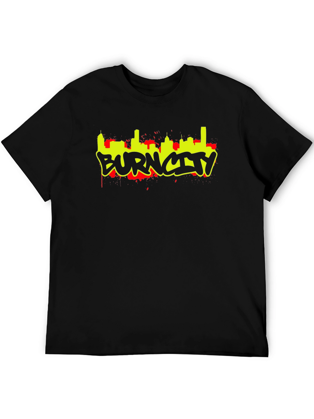 Burn City Graphic Tee - Urban Style
