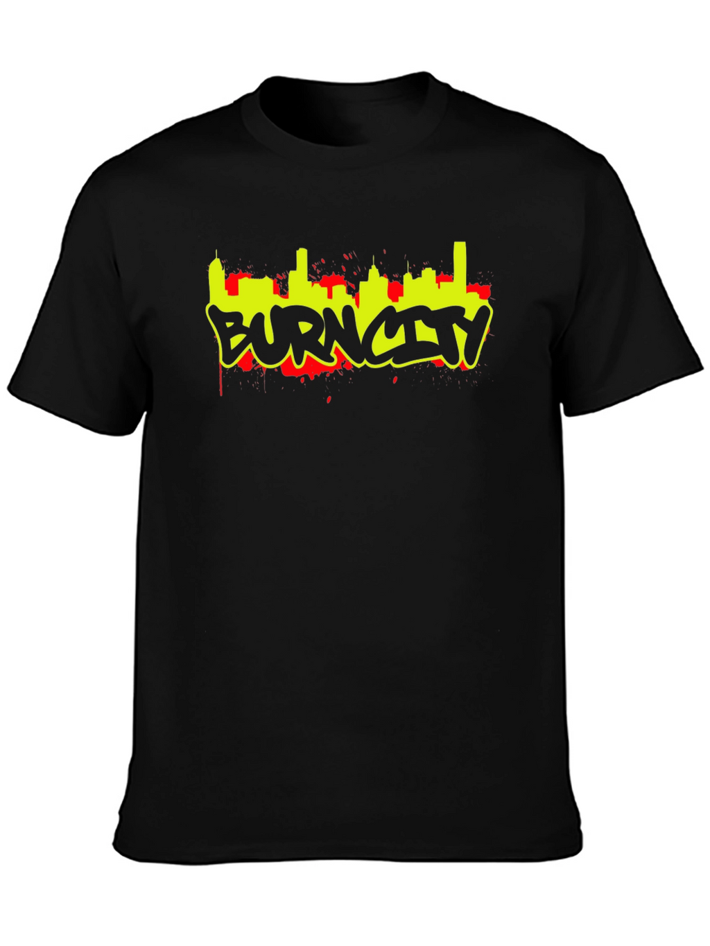 Burn City Graphic Tee - Urban Style