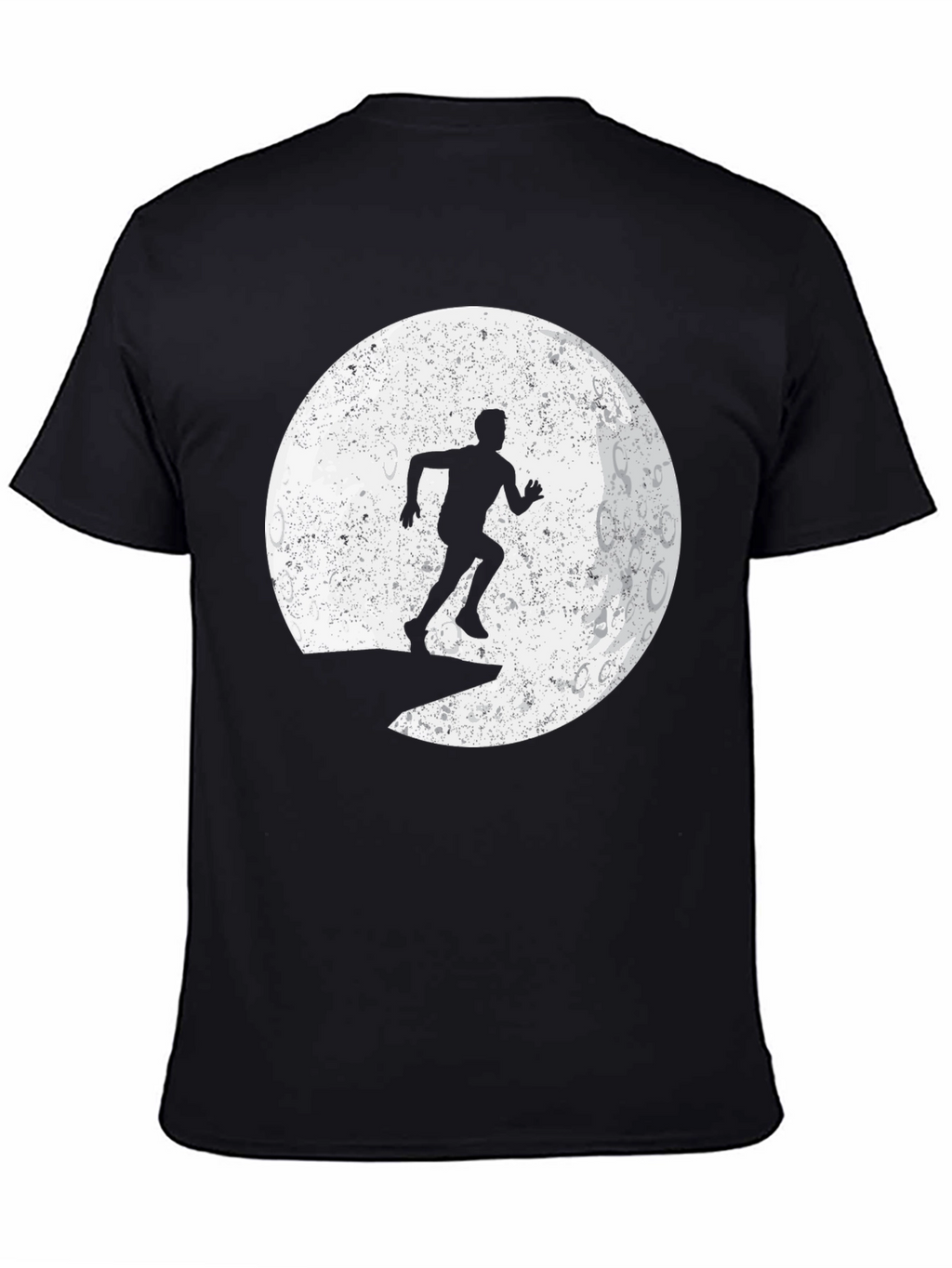 Silhouette Runner Graphic T-Shirt - Black