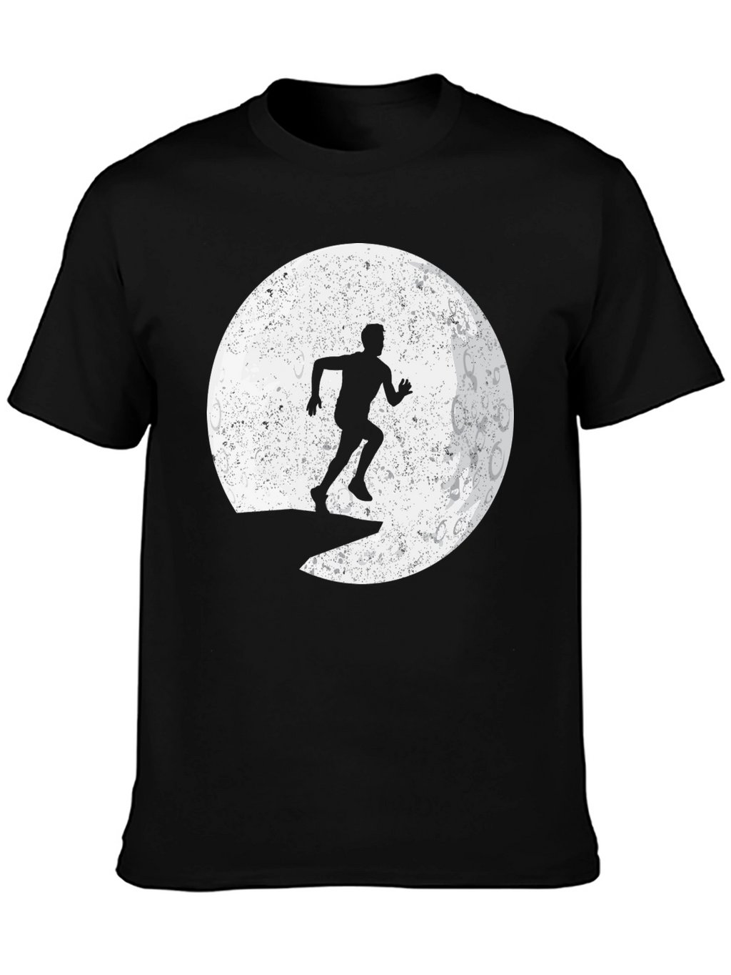 Silhouette Runner Graphic T-Shirt - Black