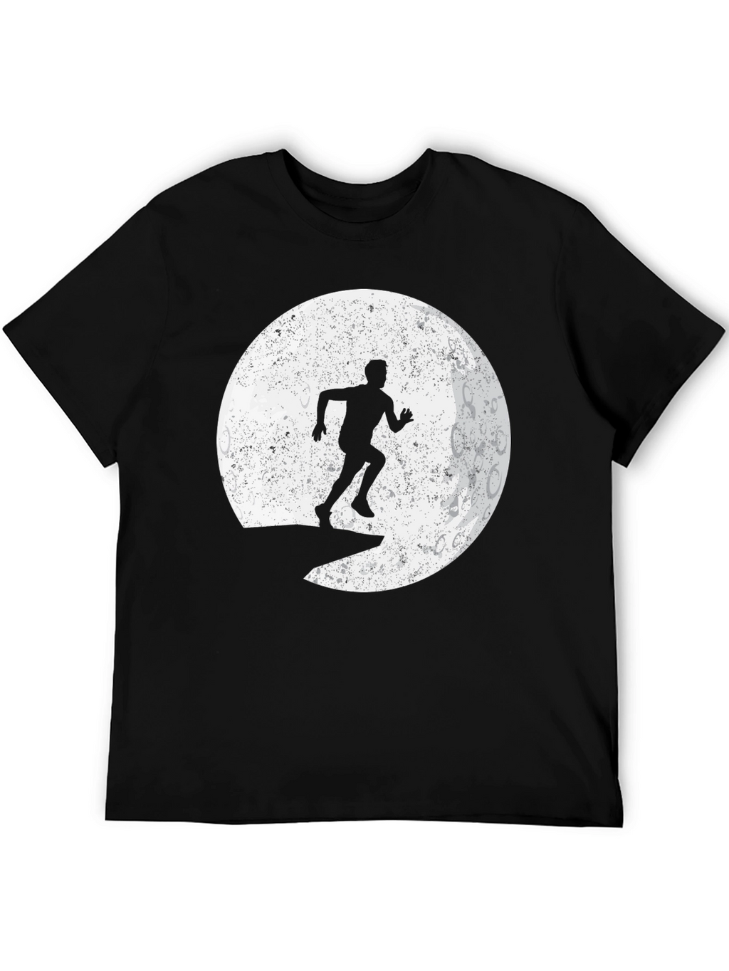 Silhouette Runner Graphic T-Shirt - Black