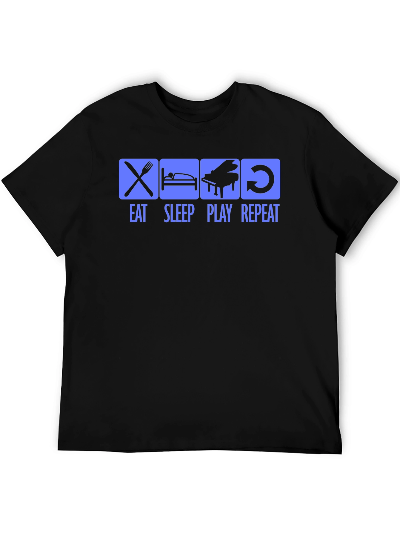 Eat Sleep Play Repeat Graphic Tee