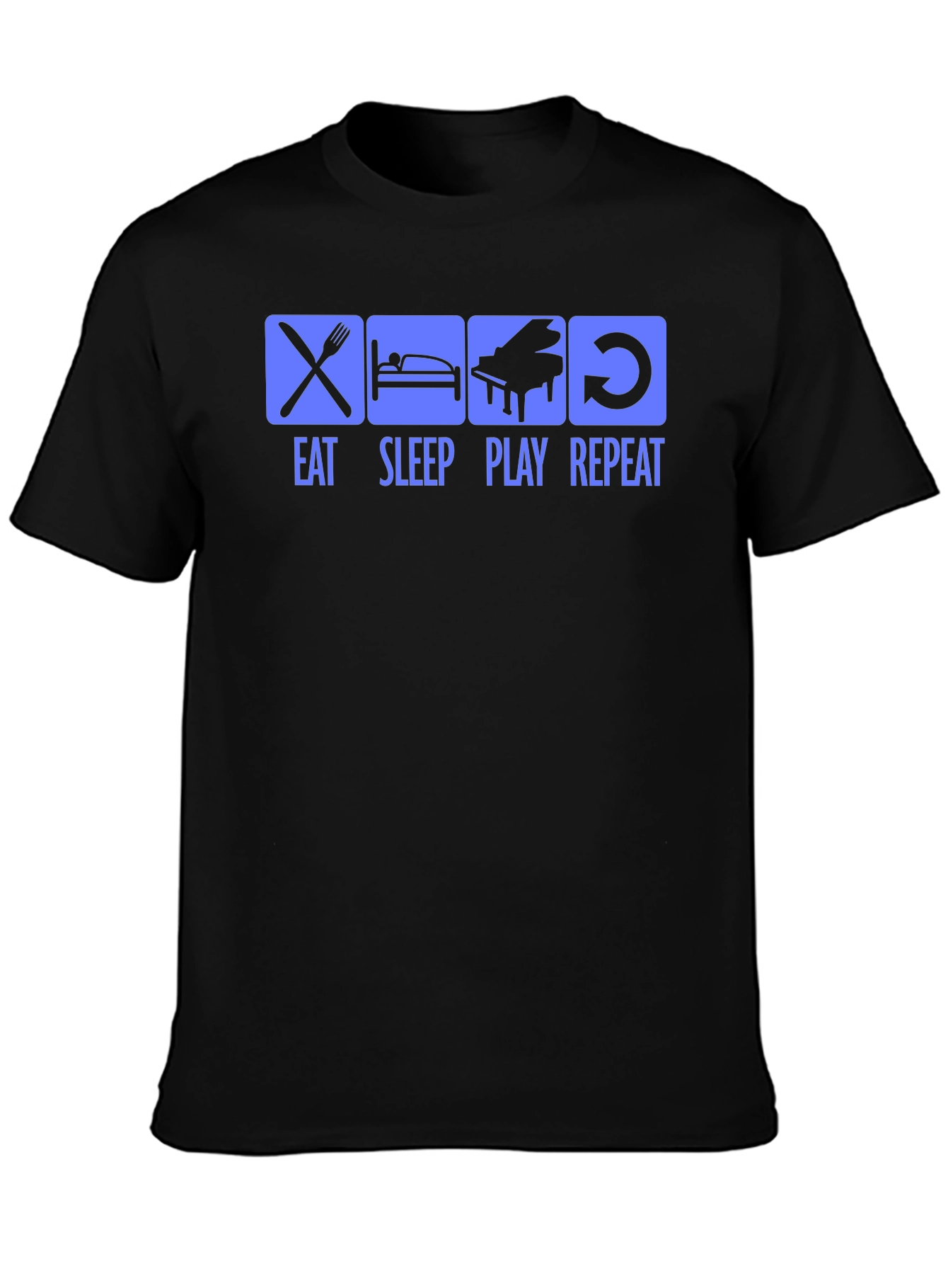 Eat Sleep Play Repeat Graphic Tee