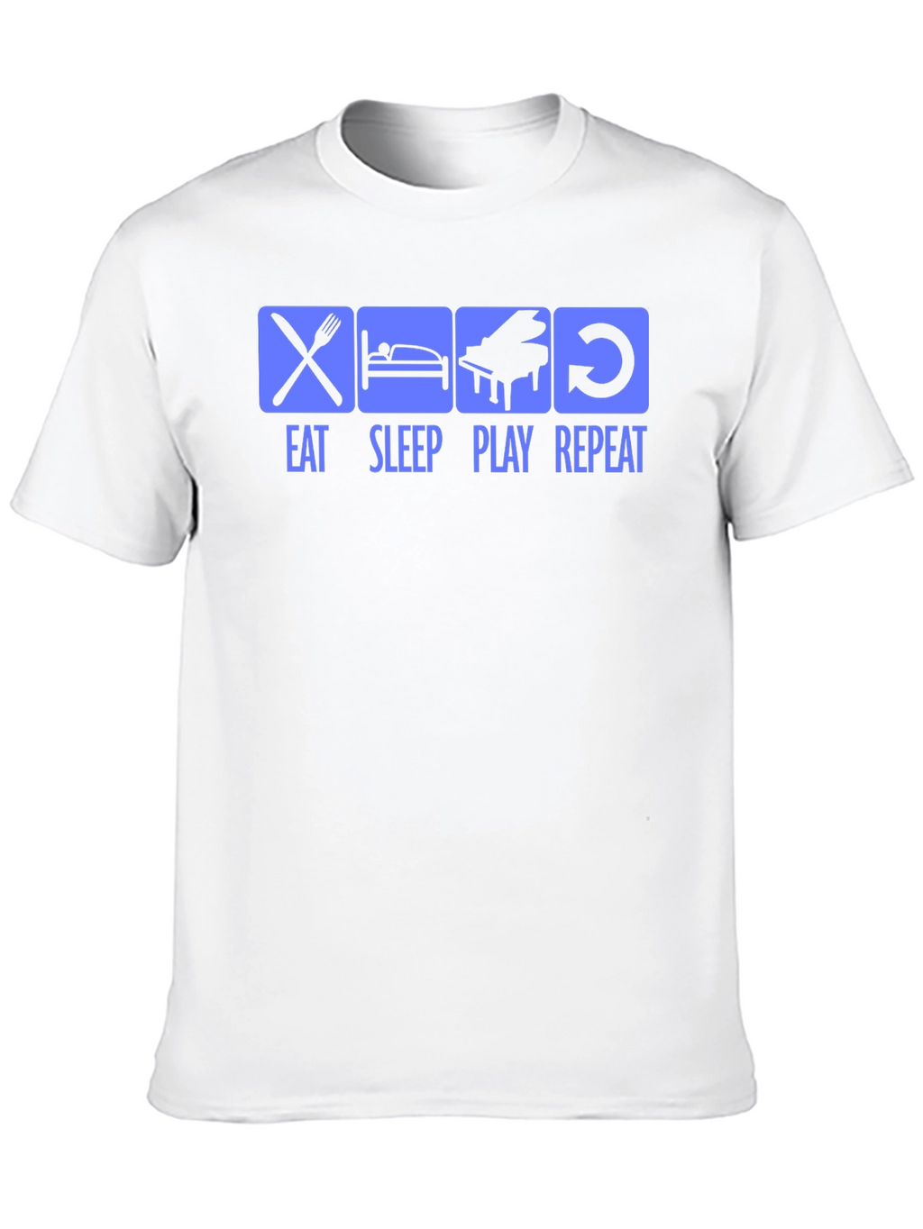 Eat Sleep Play Repeat Graphic Tee