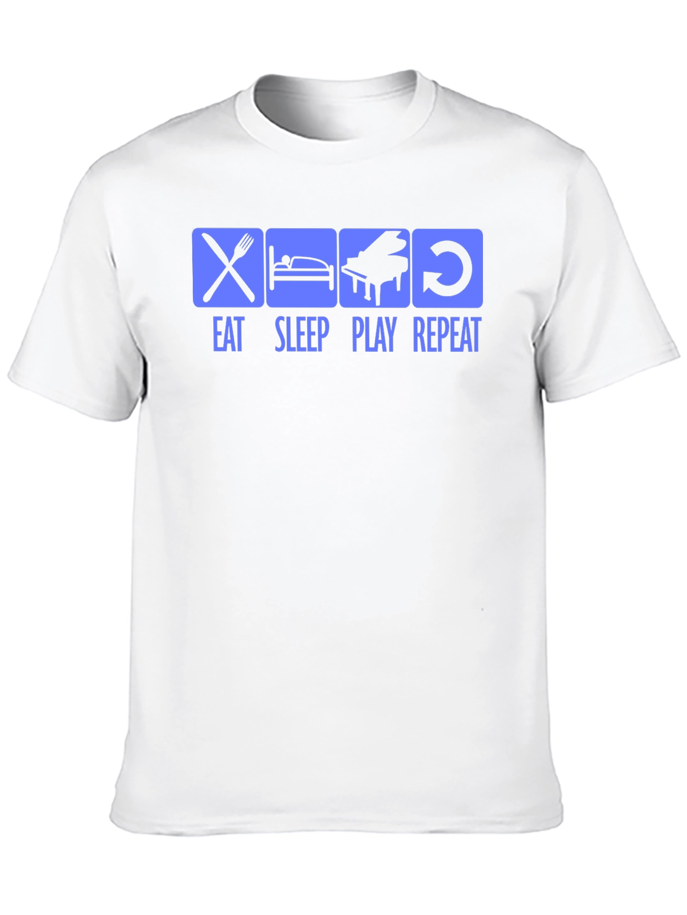 Eat Sleep Play Repeat Graphic Tee