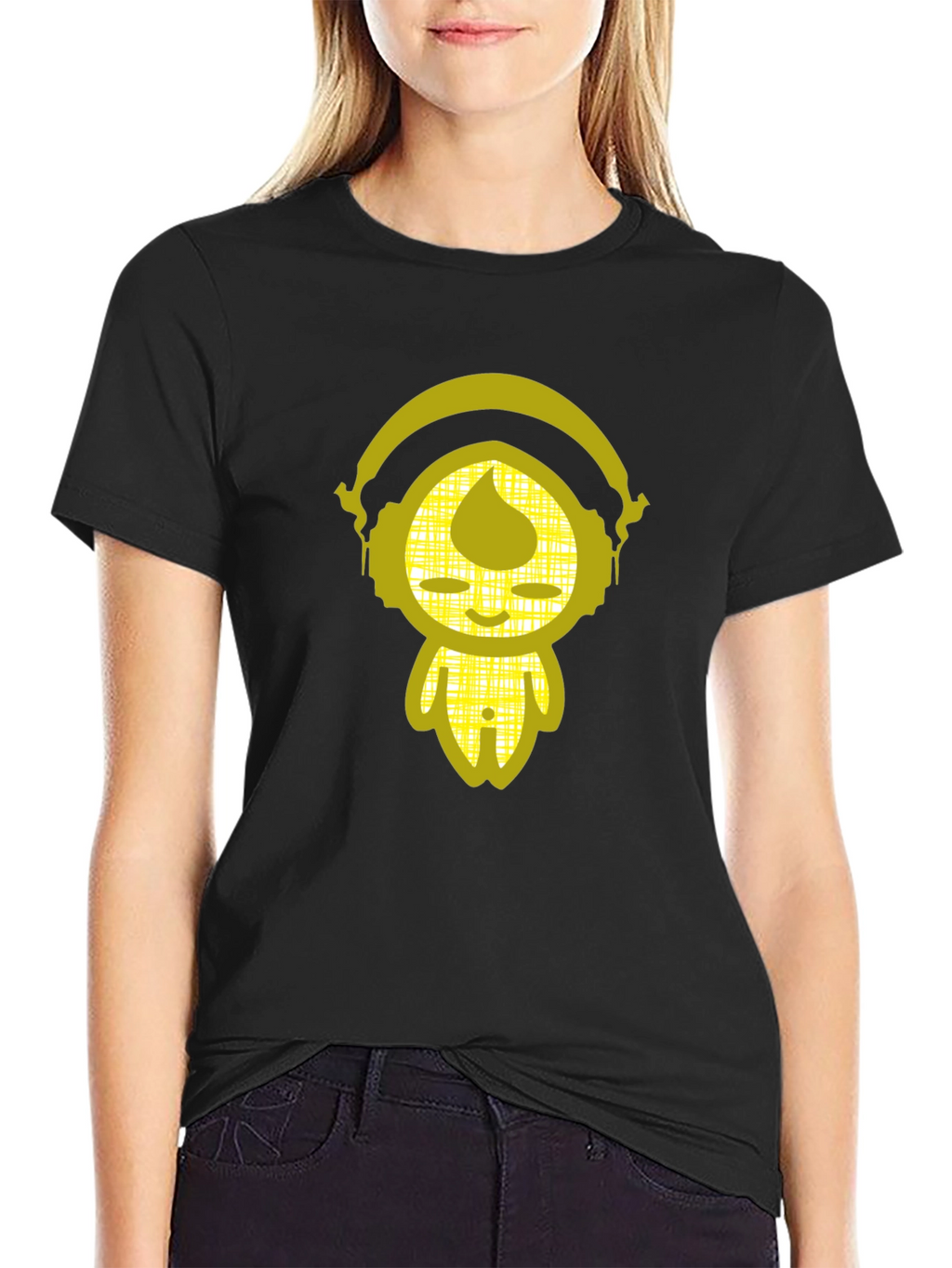 Zen DJ Graphic Tee - Cool Black Cotton T-Shirt