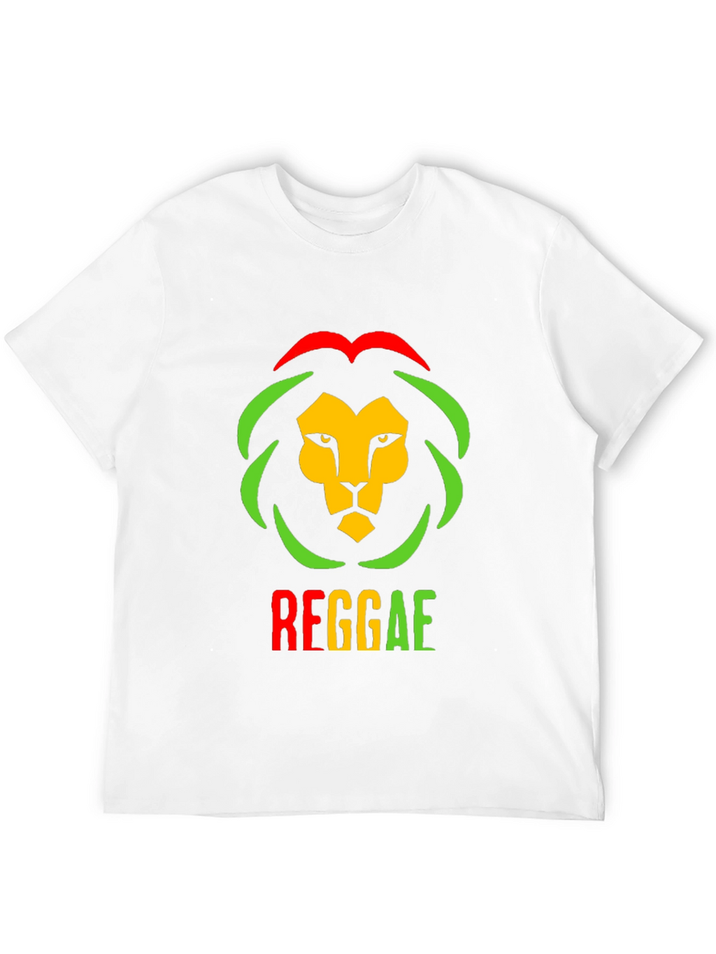 Reggae Lion Head Graphic T-Shirt