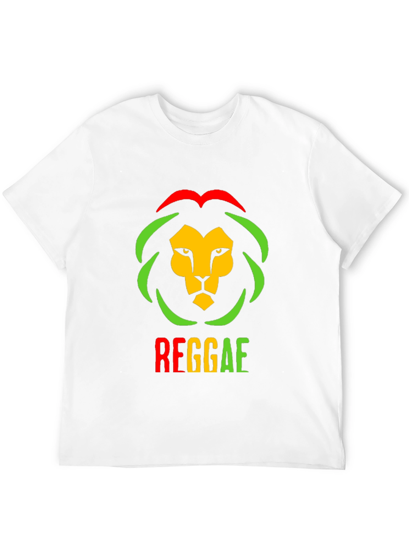 Reggae Lion Head Graphic T-Shirt