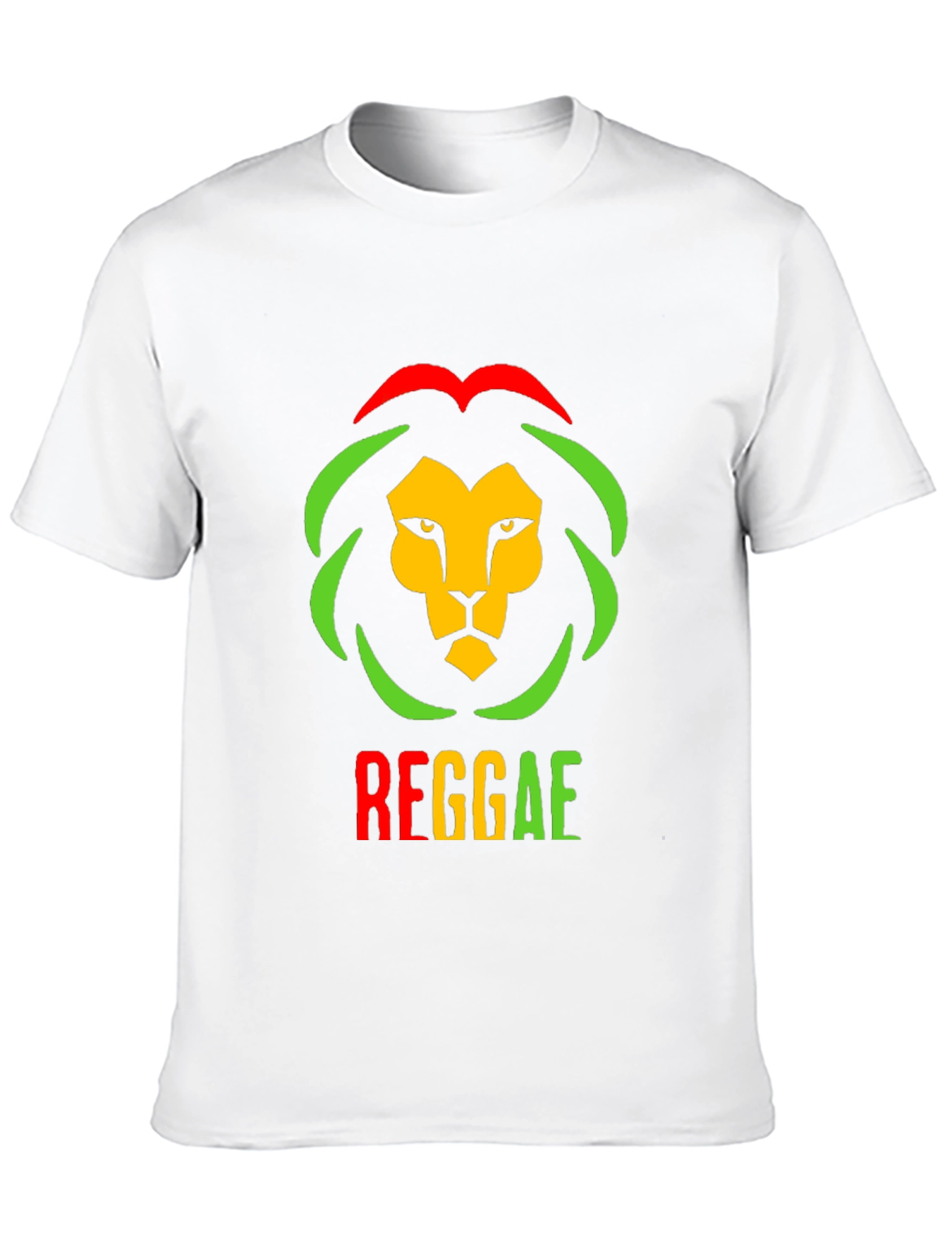 Reggae Lion Head Graphic T-Shirt